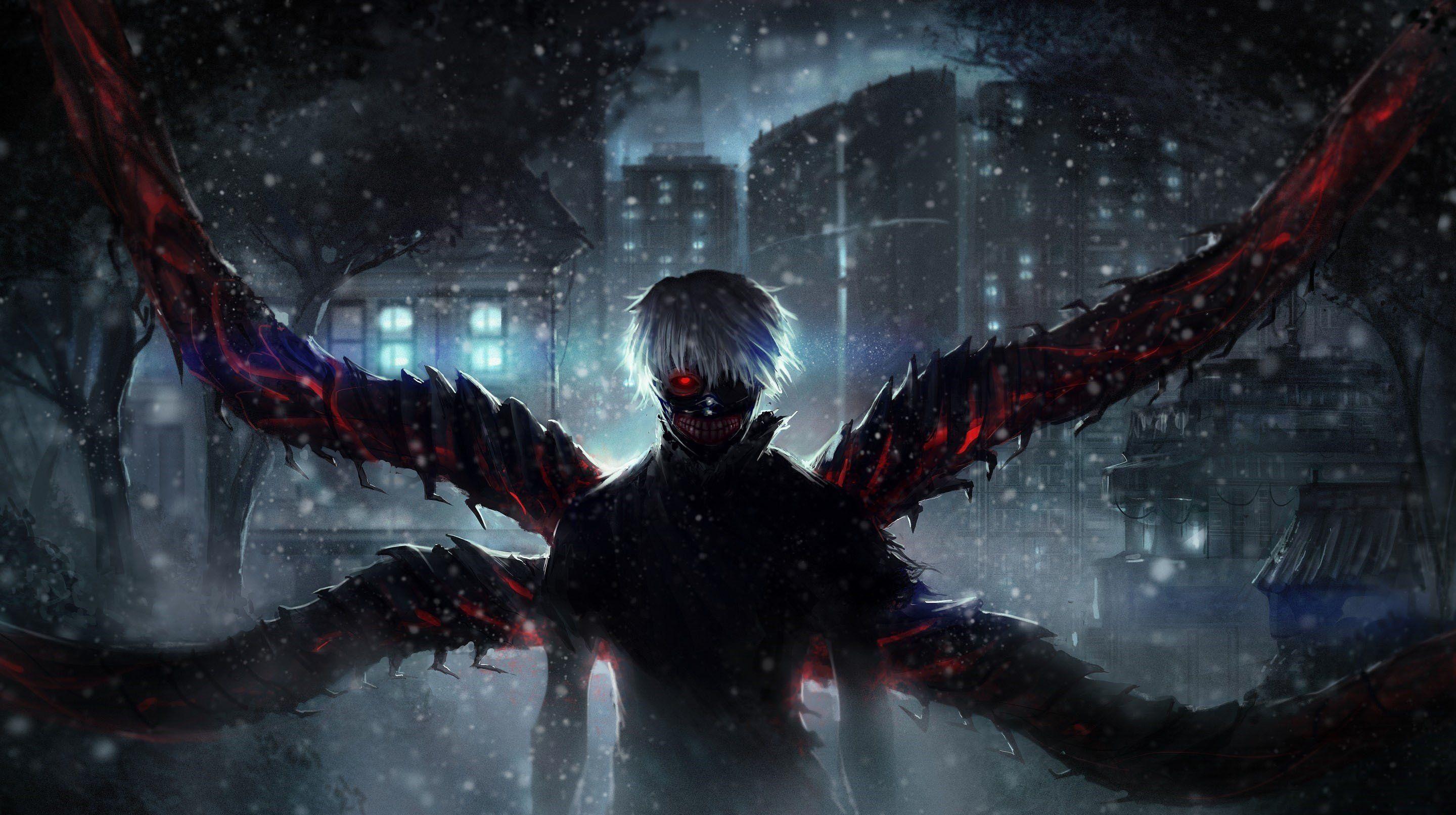 2880x1612 tokyo, Ghoul, Anime, Character, Series, Guy, Monster Wallpaper HD / Desktop and Mobile Background