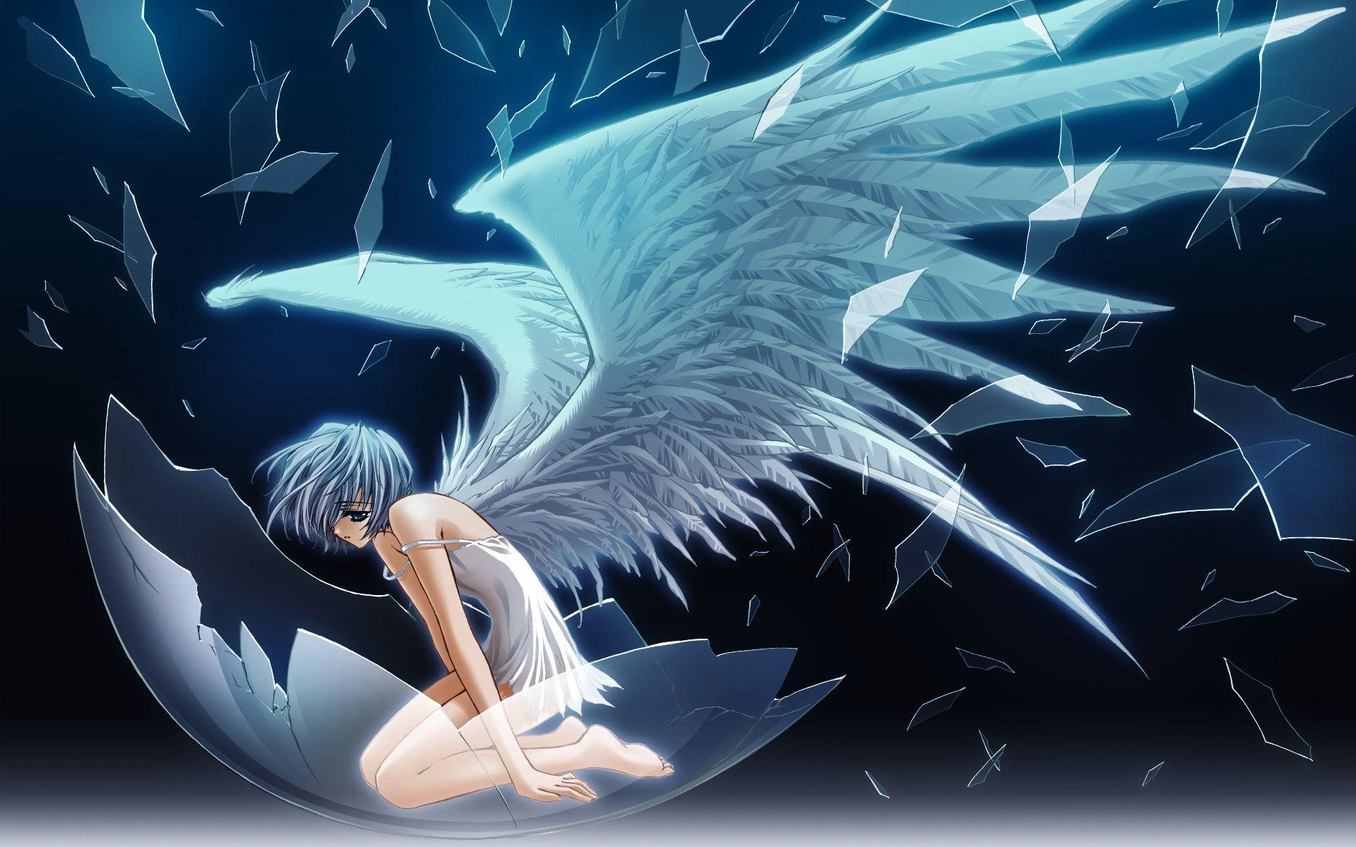 1920x1200 Anime Broken Glass Wallpaper Wallpaper HD