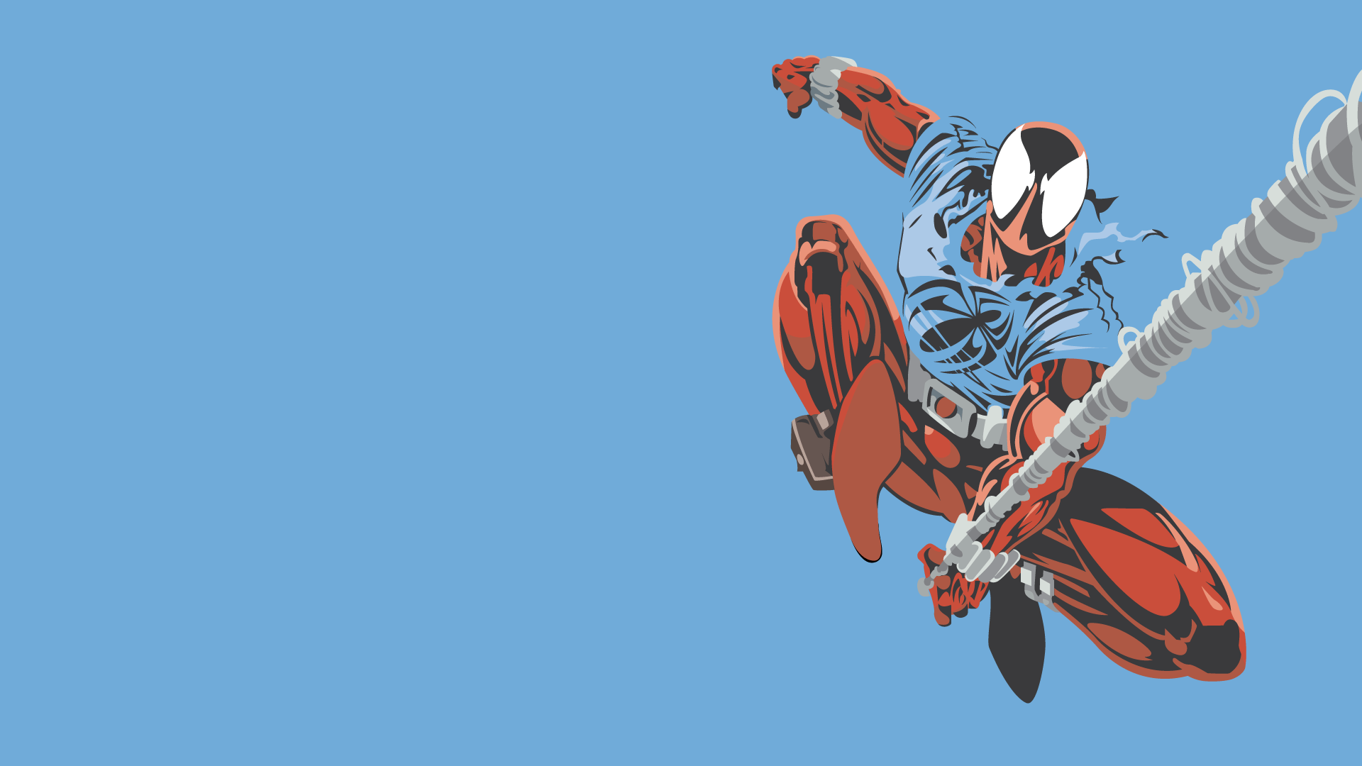 1920x1080 Got Some Love From My Other Spider Man Wallpaper, And Was Requested To Do Scarlet Spider