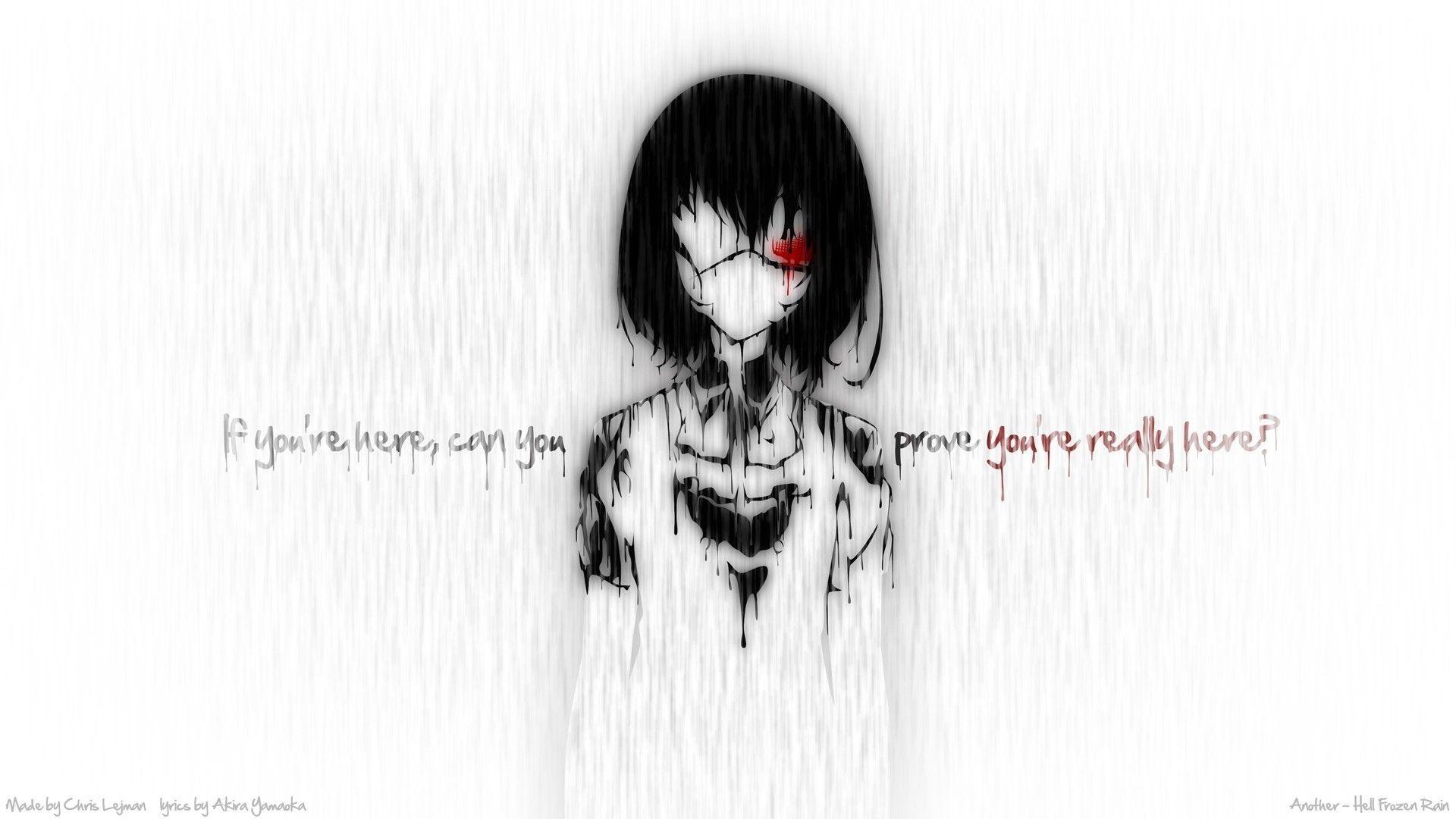 1920x1080 Dark Scary Anime Wallpaper