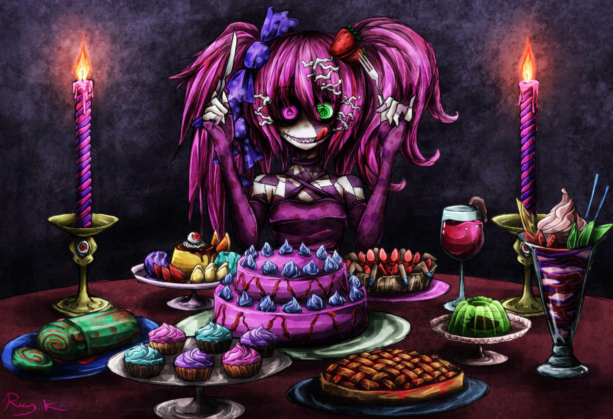 2000x1367 Creepy Anime Wallpaper