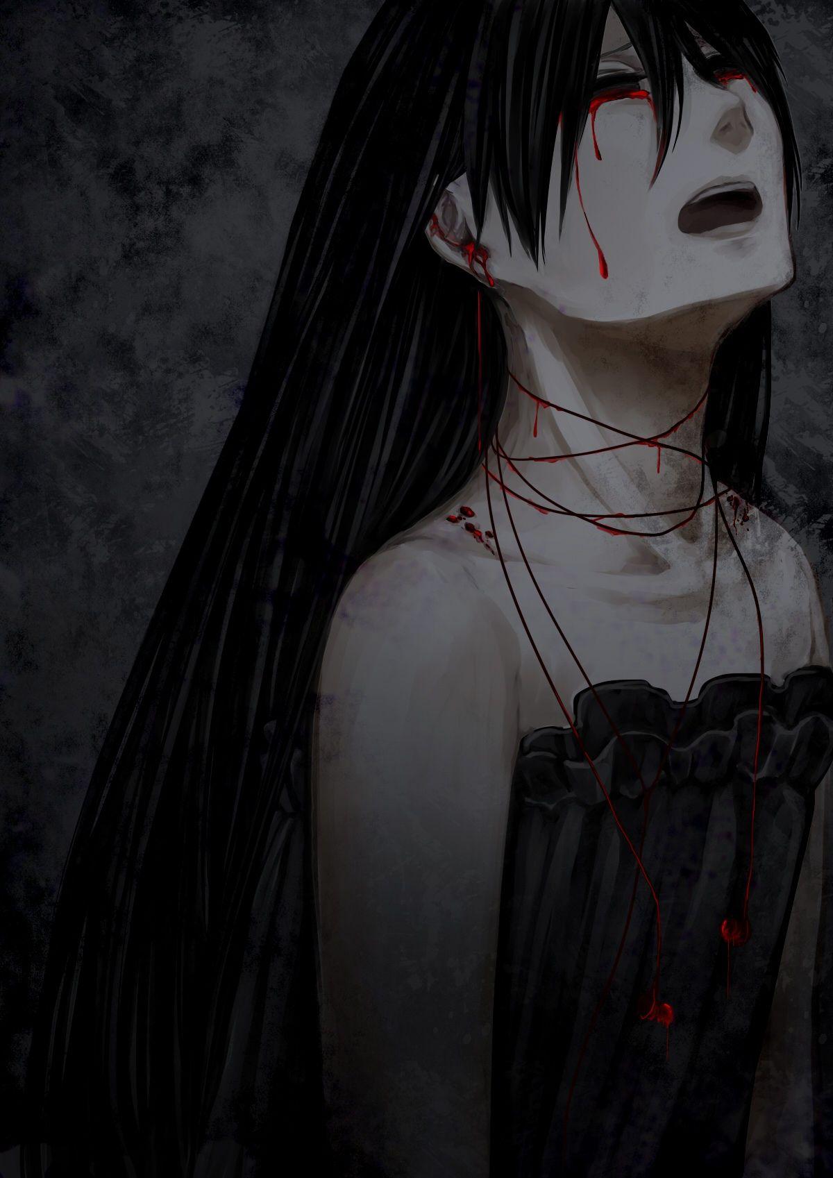 1200x1697 Creepy Anime Boy Gore .