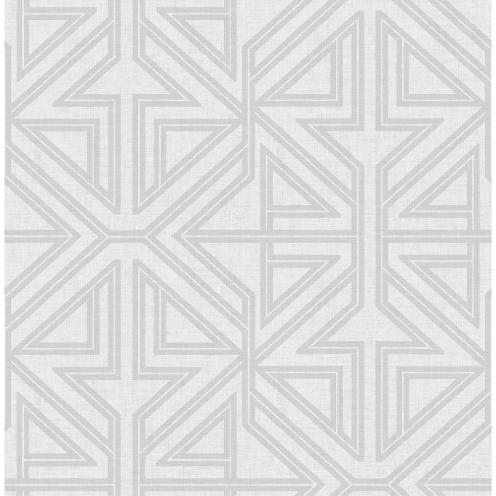 1000x1000 SCOTT LIVING Kachel Grey Geometric Wallpaper Sample 2975 26227SAM Home Depot