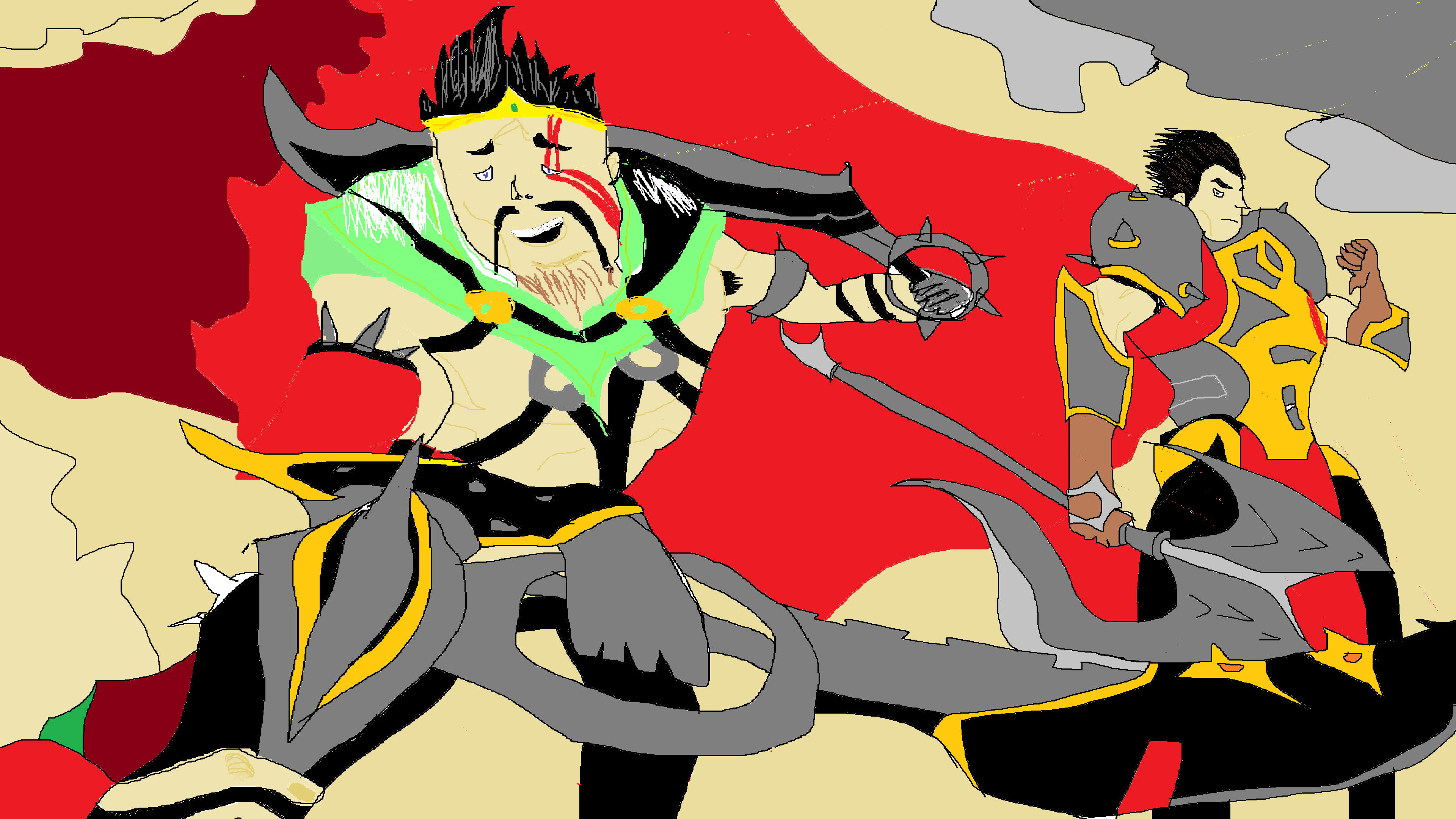 3840x2160 4k Draven wallpaper, featuring the inferior brother Darius