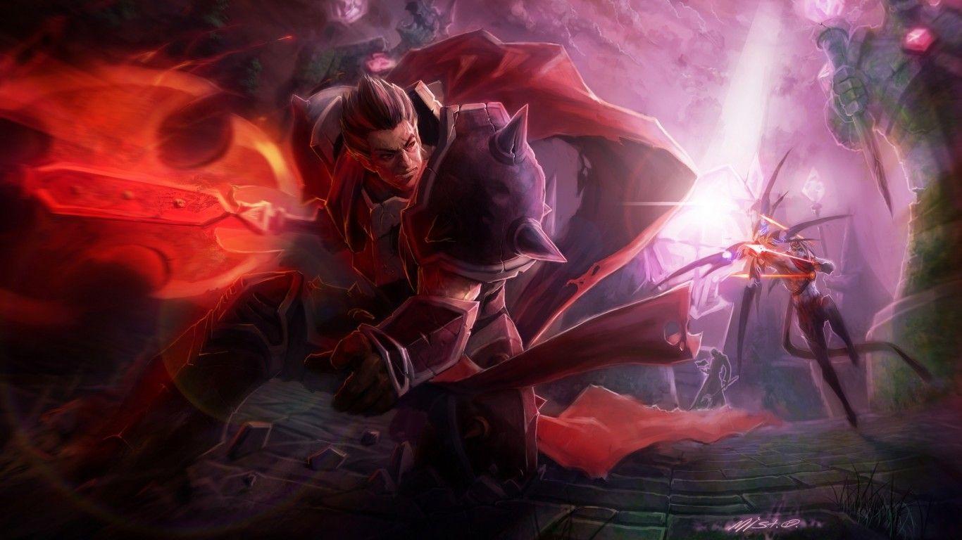 1366x768 Darius Vs Varus League Of Legends Wallpaper. Art Of LoL