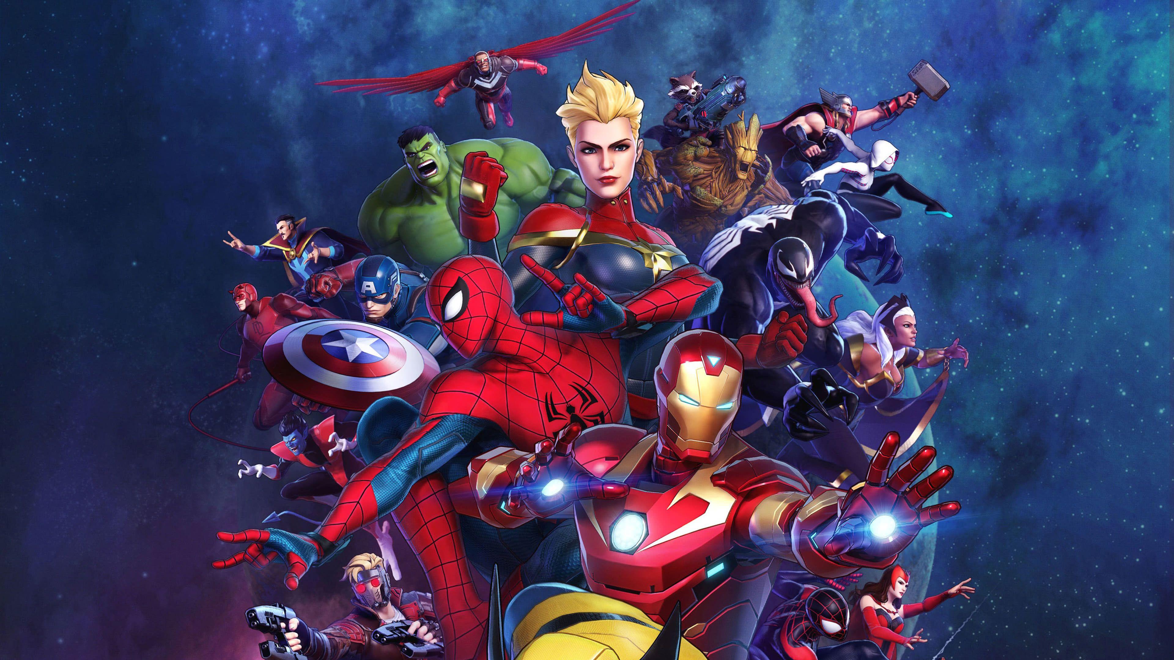 3840x2160 Marvel Ultimate Alliance 3 Characters UHD 4K Wallpaper