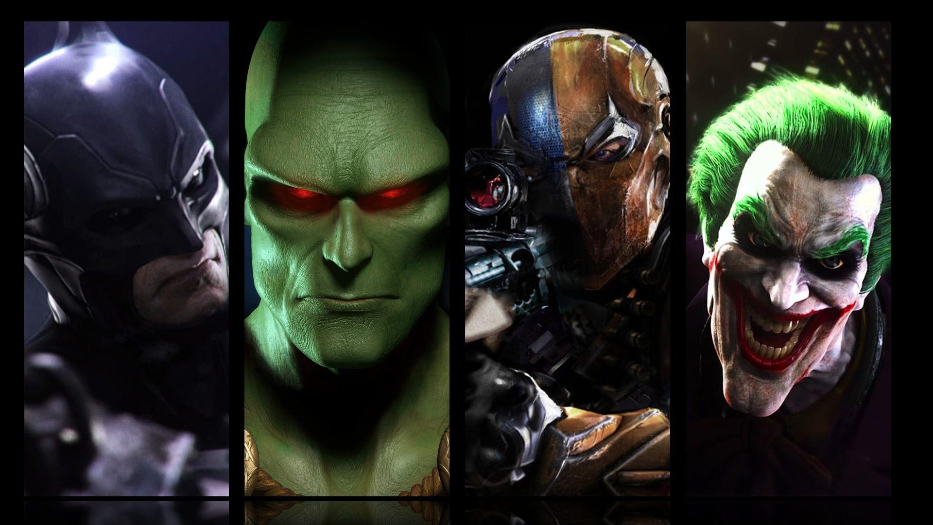 1920x1080 Four DC characters HD wallpaper