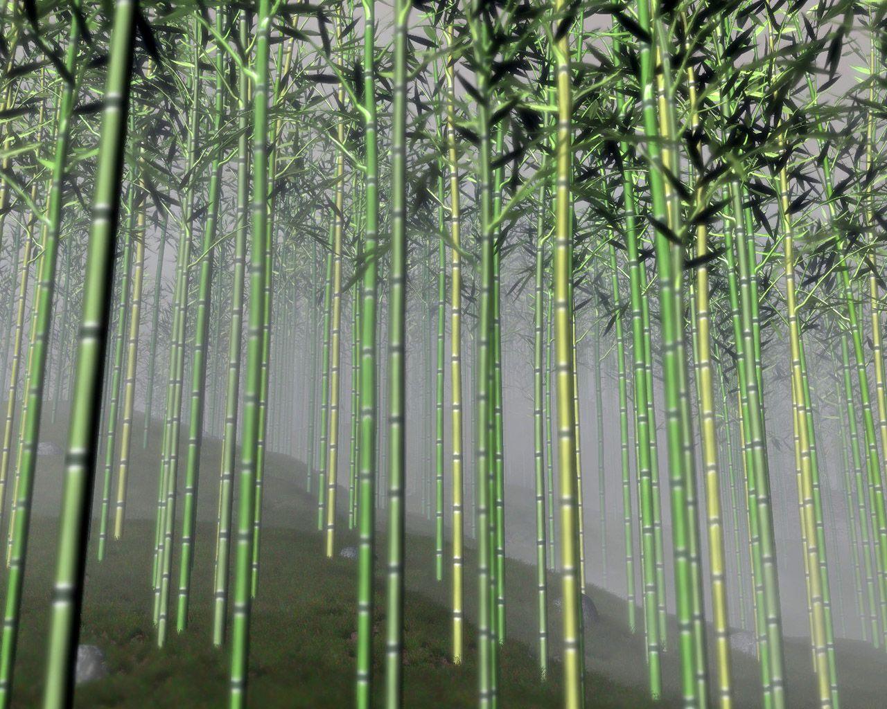 1280x1024 Bamboo Print Wallpaper HD Wallpaper