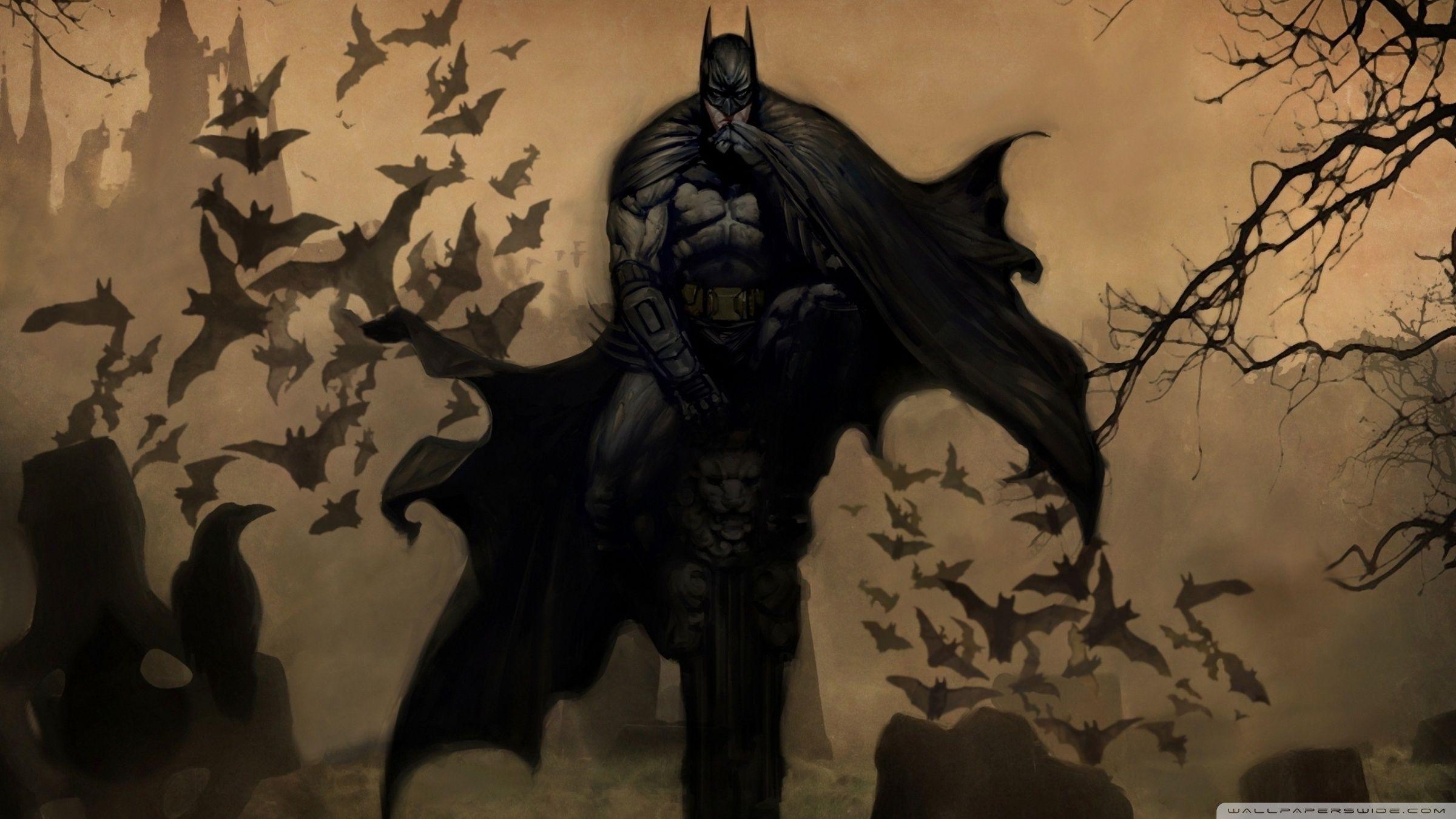 2400x1350 Batman Drawing Ultra HD Desktop Background Wallpaper for 4K UHD TV : Tablet