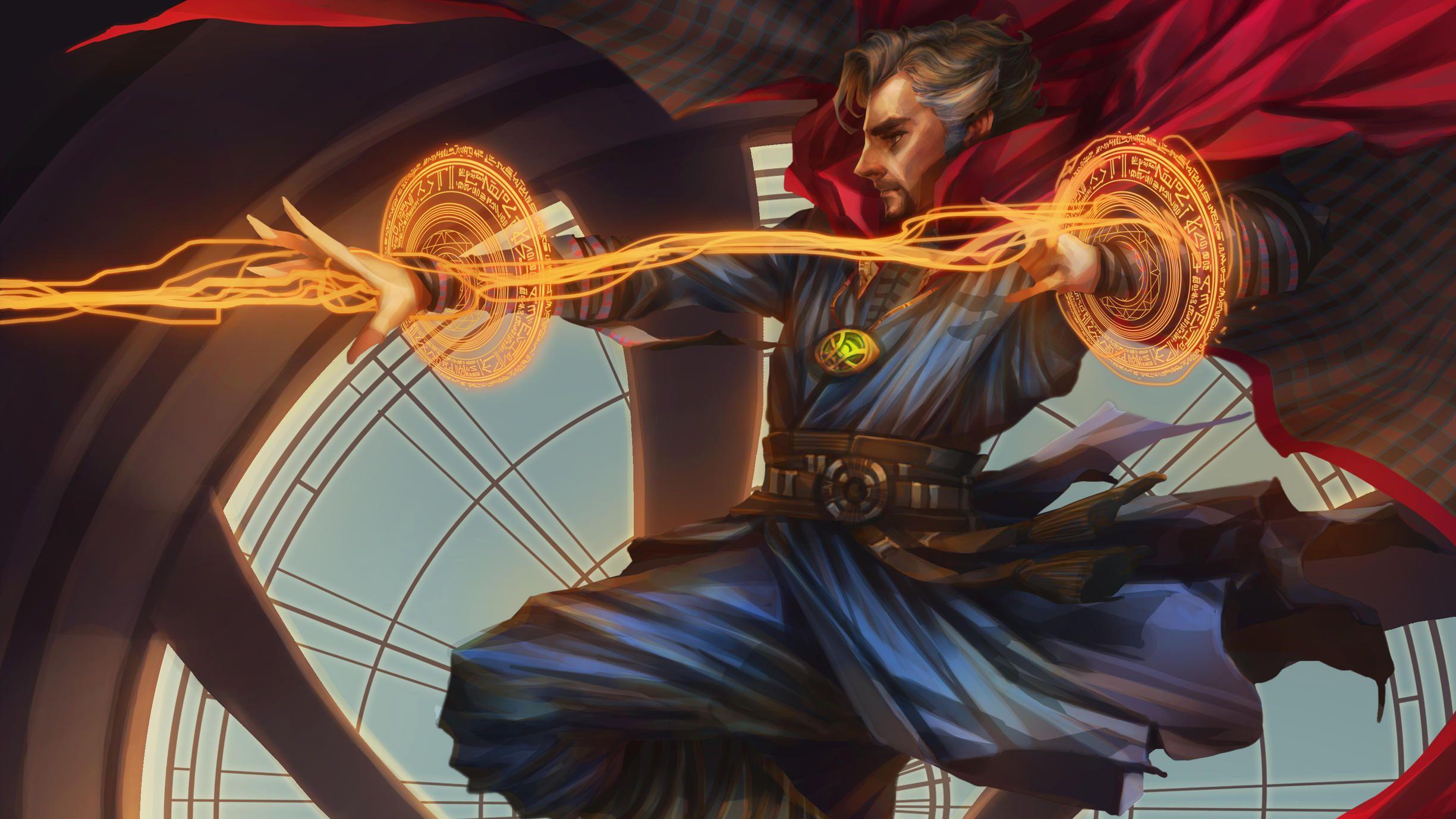 2449x1378 Marvel Doctor Strange Artwork, HD Superheroes, 4k Wallpaper, Image, Background, Photo and Picture