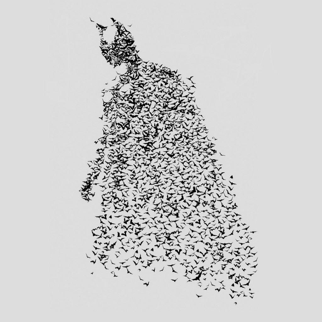 1024x1024 Batman Artwork iPad Wallpaper Free Download