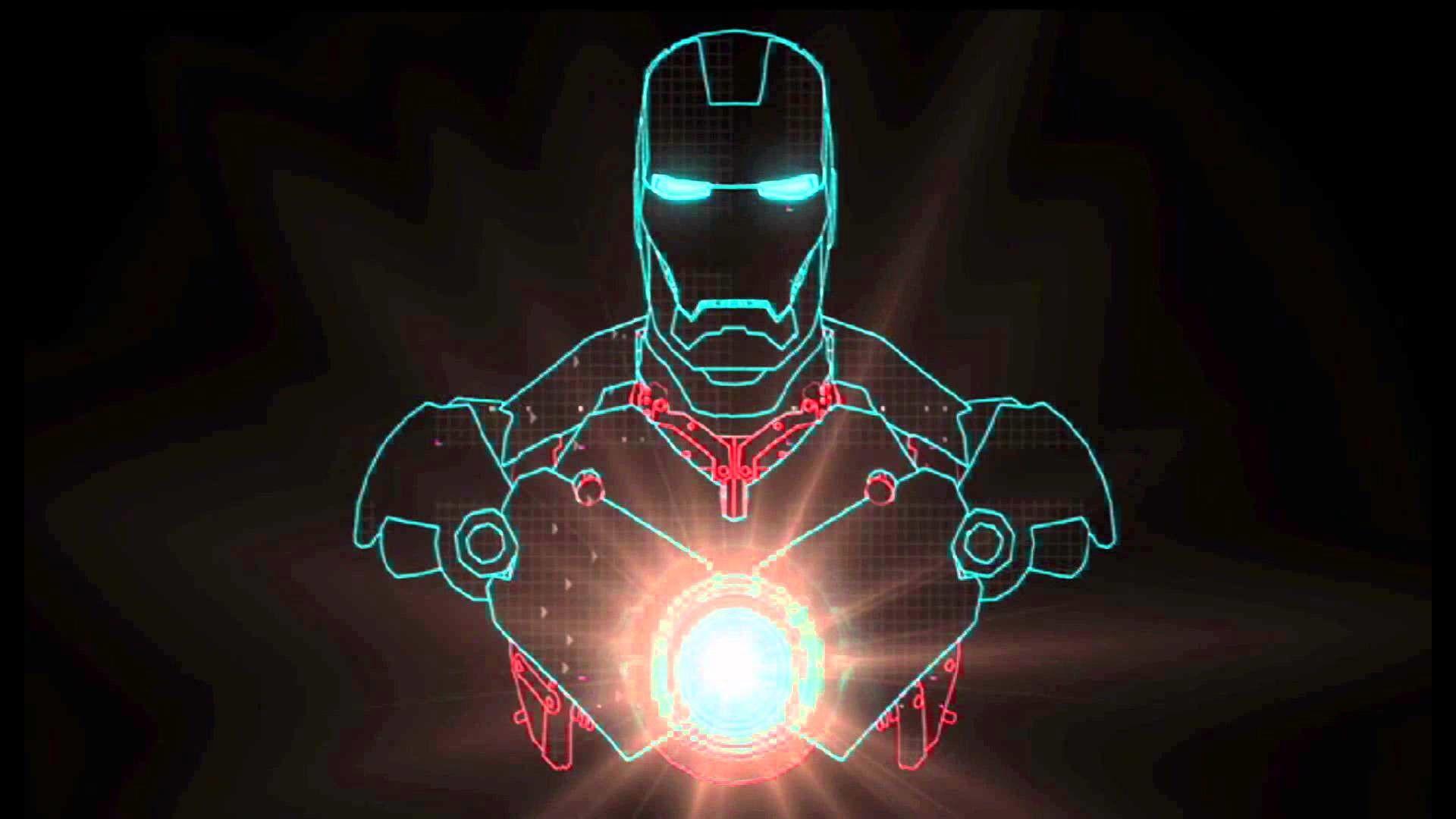 1920x1080 4K wallpaper: Iron Man Chest Piece Wallpaper HD