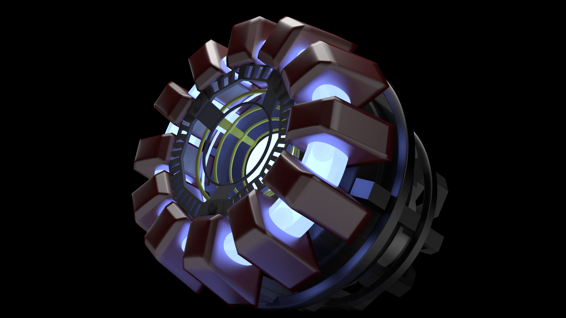 1920x1080 Iron Man Arc Reactor HD Wallpaper Download Fitrini's Wallpaper
