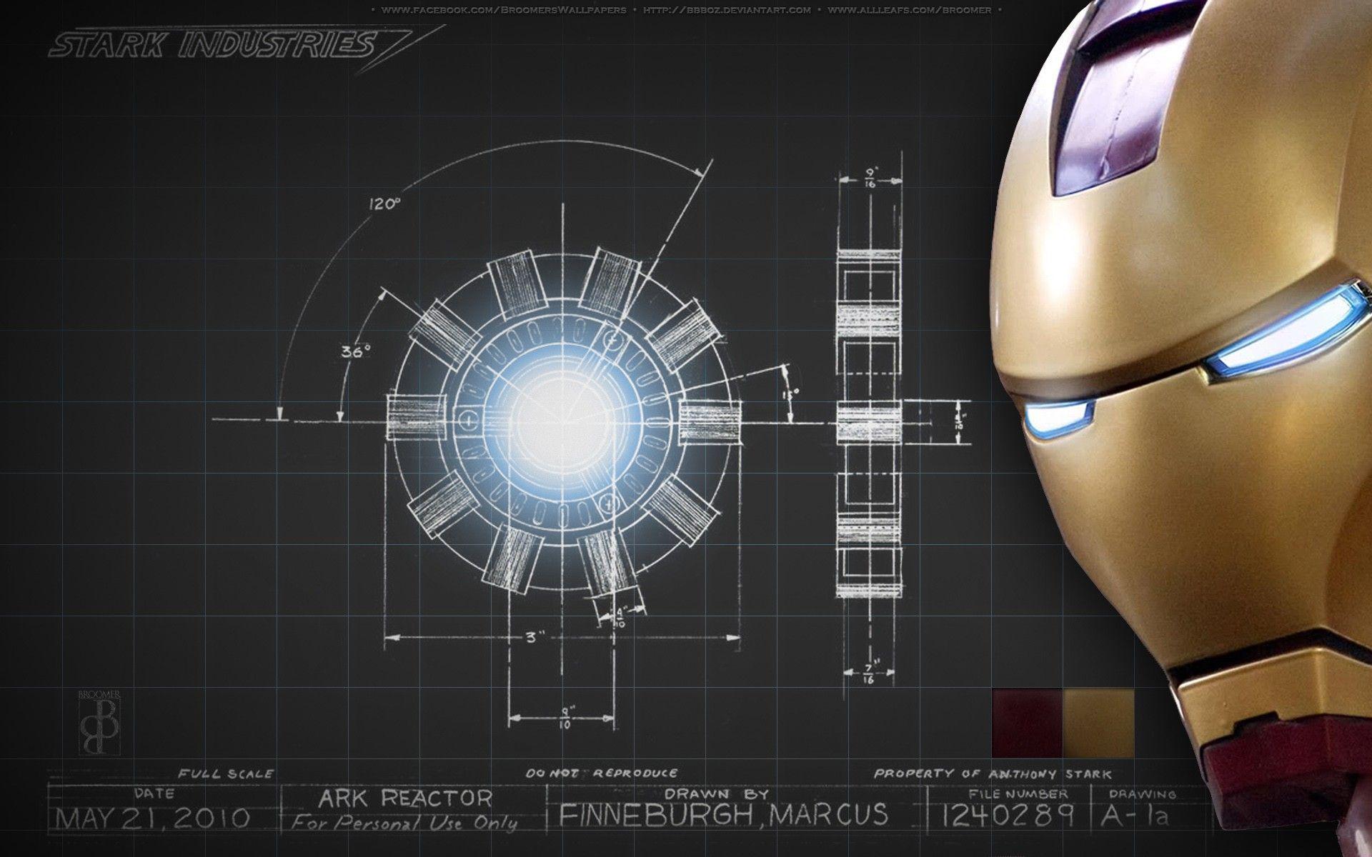 1920x1200 Picture Of Arc Reactor Iron Man 1 Desktop Wallpaper High Definiti...