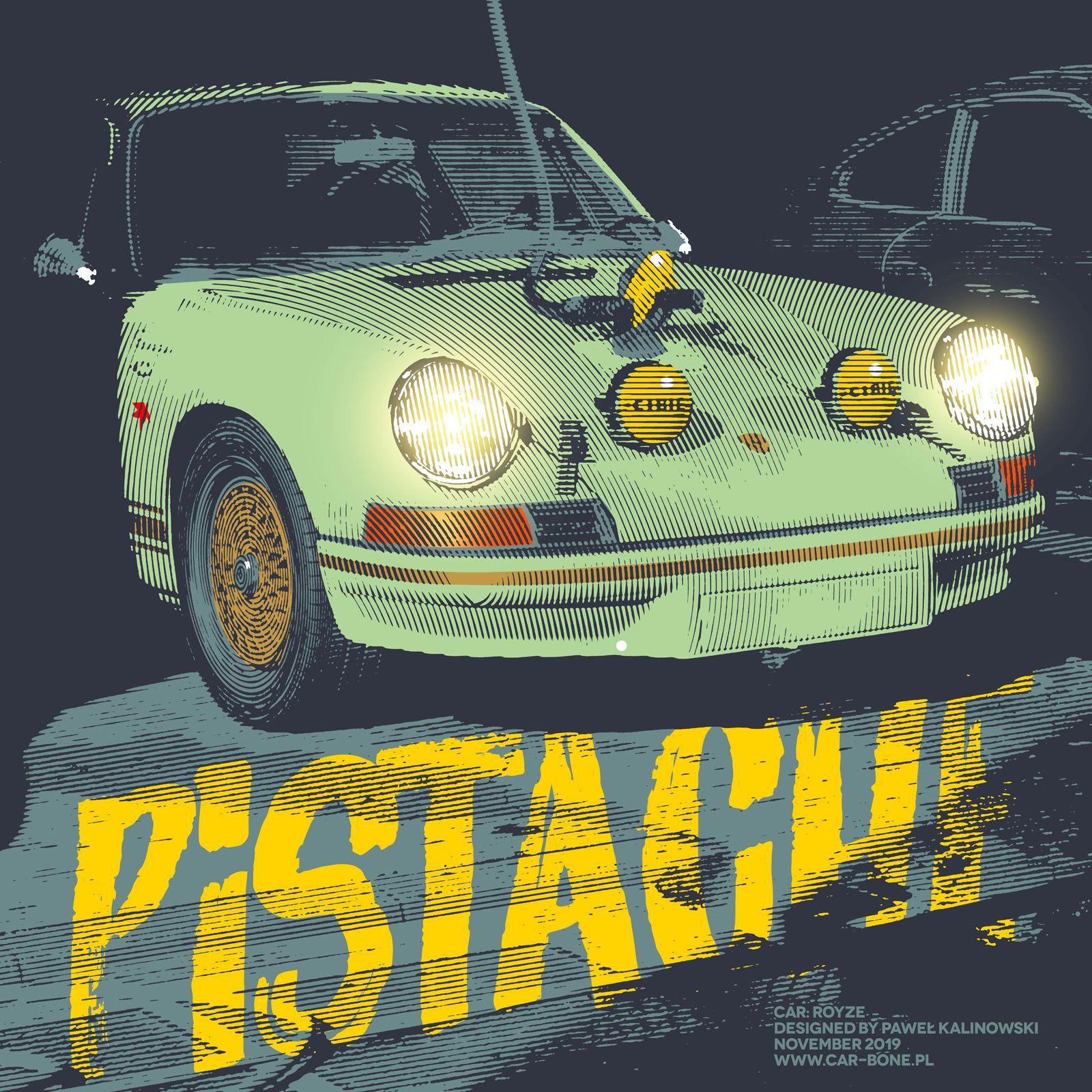 1600x1600 Porsche Raster Series Poster Royze Pistache 911. Car Bone.pl