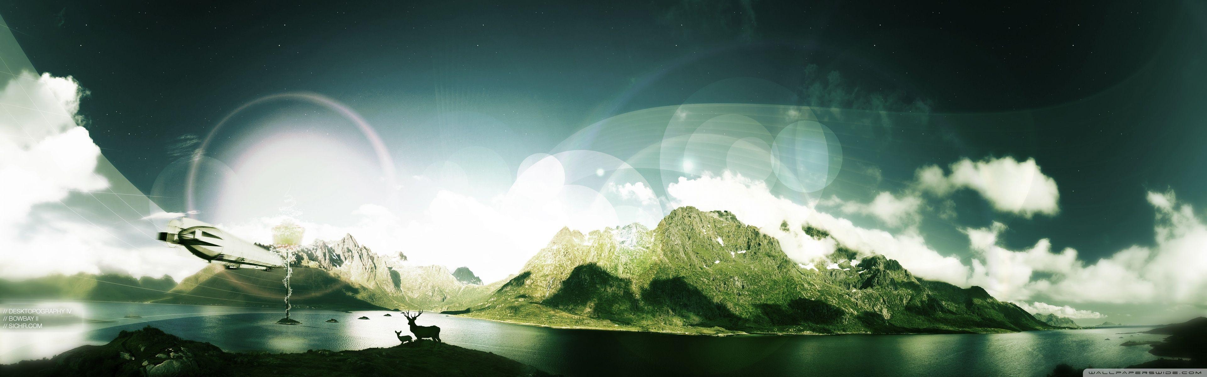 3840x1200 Creative Landscape ❤ 4K HD Desktop Wallpaper for 4K Ultra HD TV