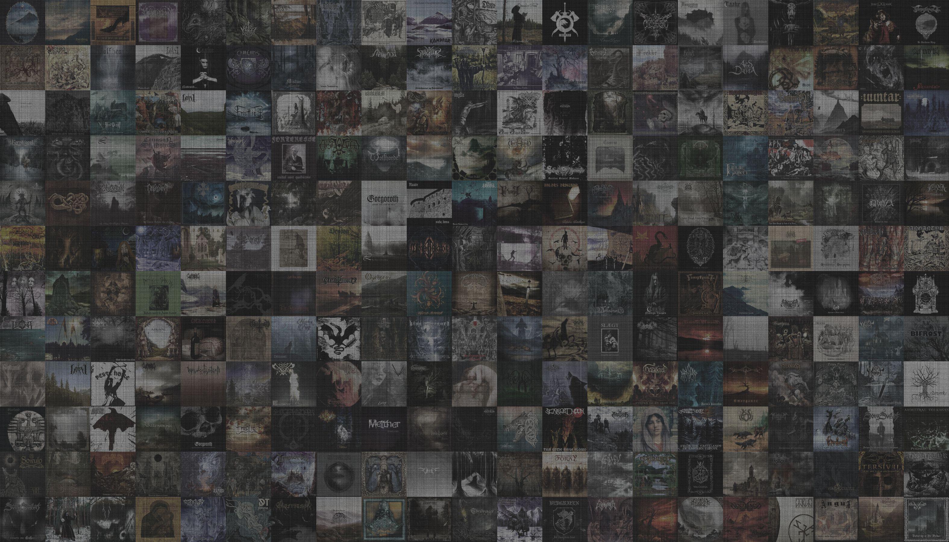 3150x1800 Black Metal 4K Wallpaper