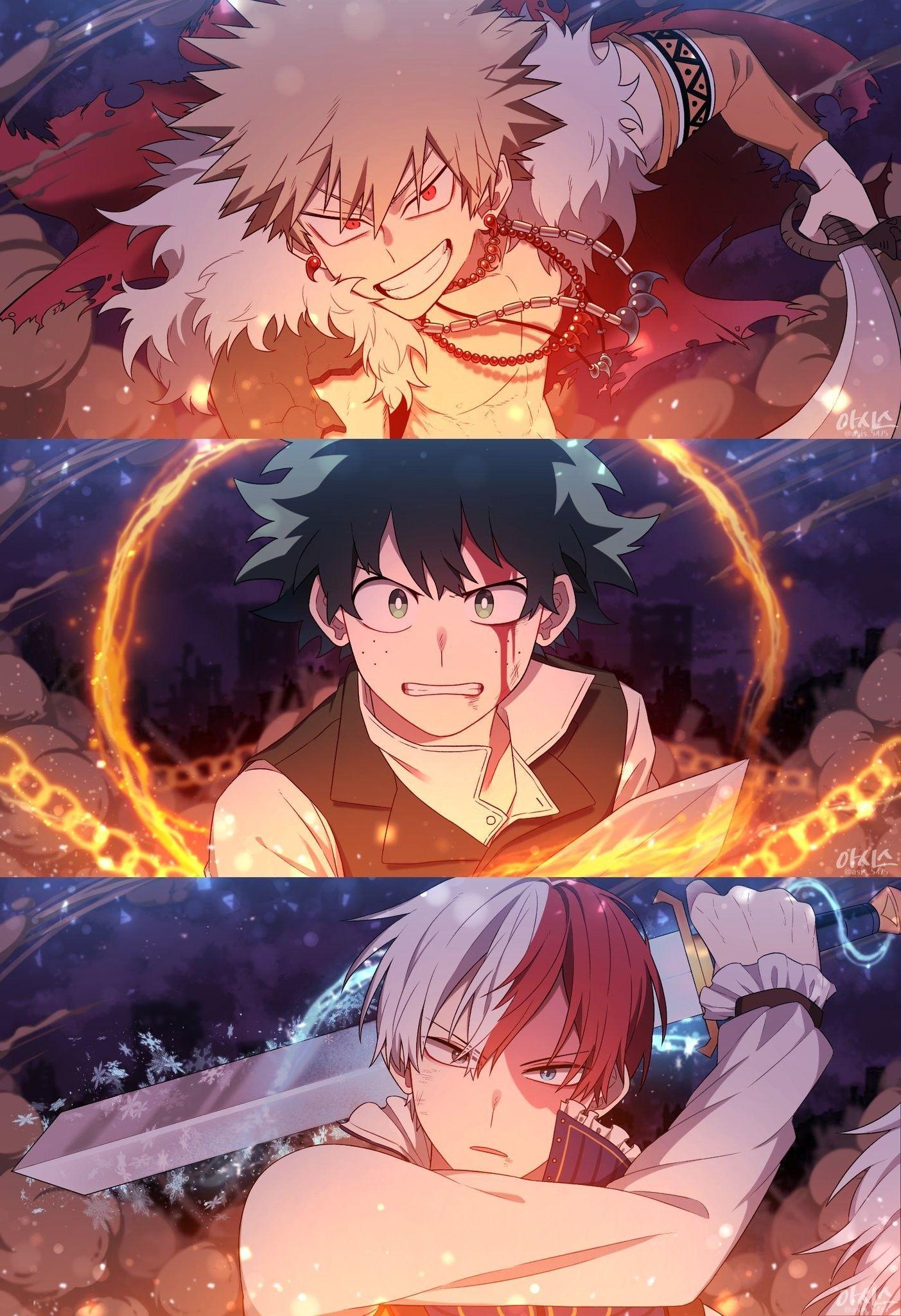 1403x2048 BakuTodoDeku ideas. boku no hero academia, my hero, my hero academia