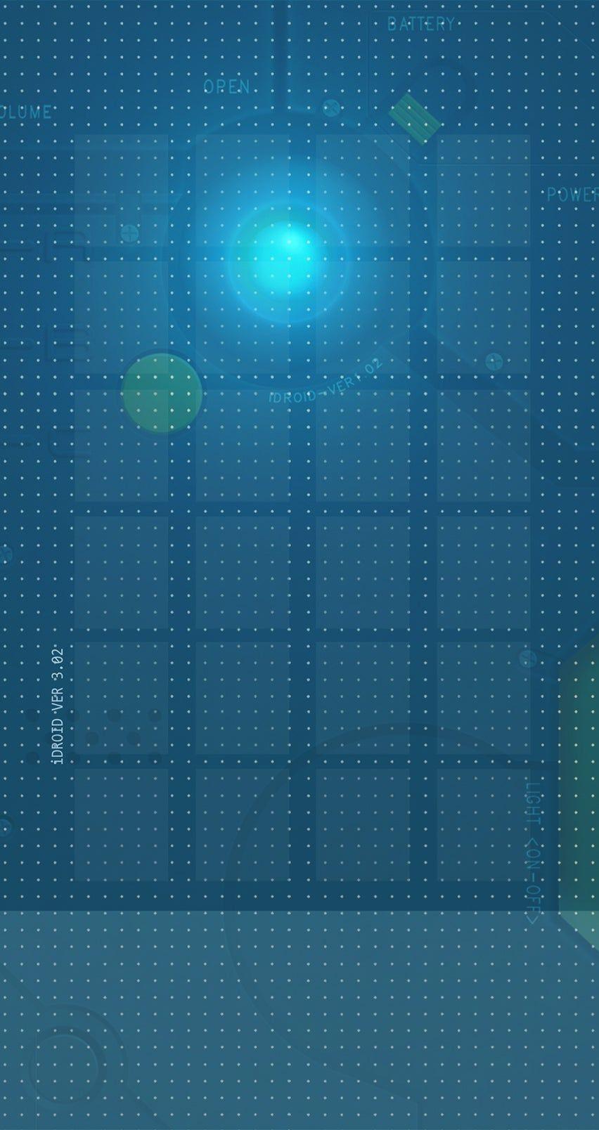 852x1608 iDroid Home & Lock Screen Mobile Wallpaper