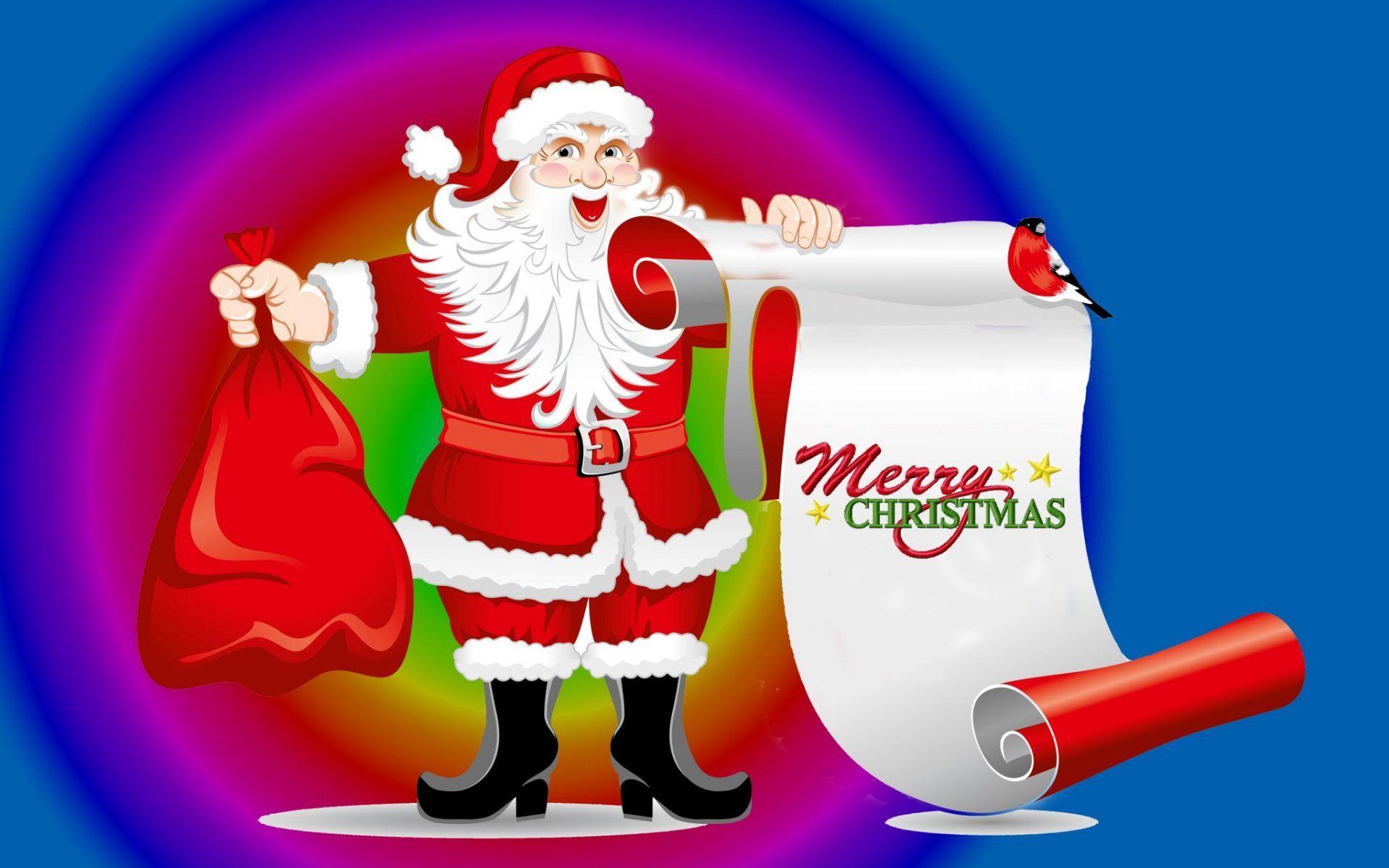 1920x1200 Santa Christmas Wallpaper HD Desktop