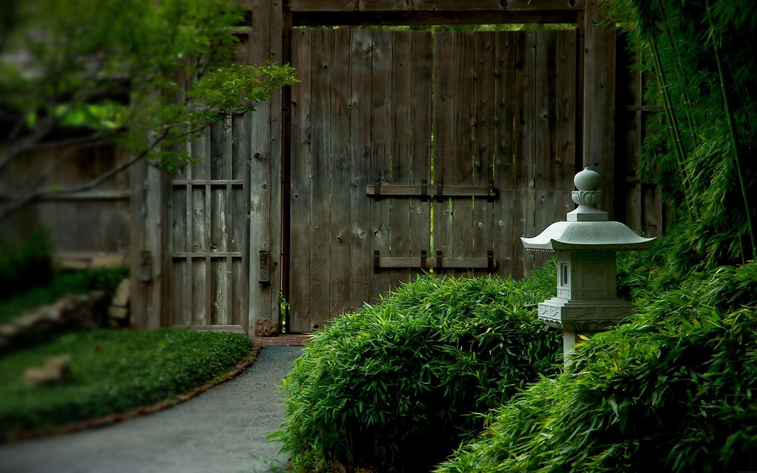 2560x1600 Wooden, Gate, In, The, Garden, Photography, HD, Wallpaper, , Cool Photo, Free, Widescreen, 2560x1600