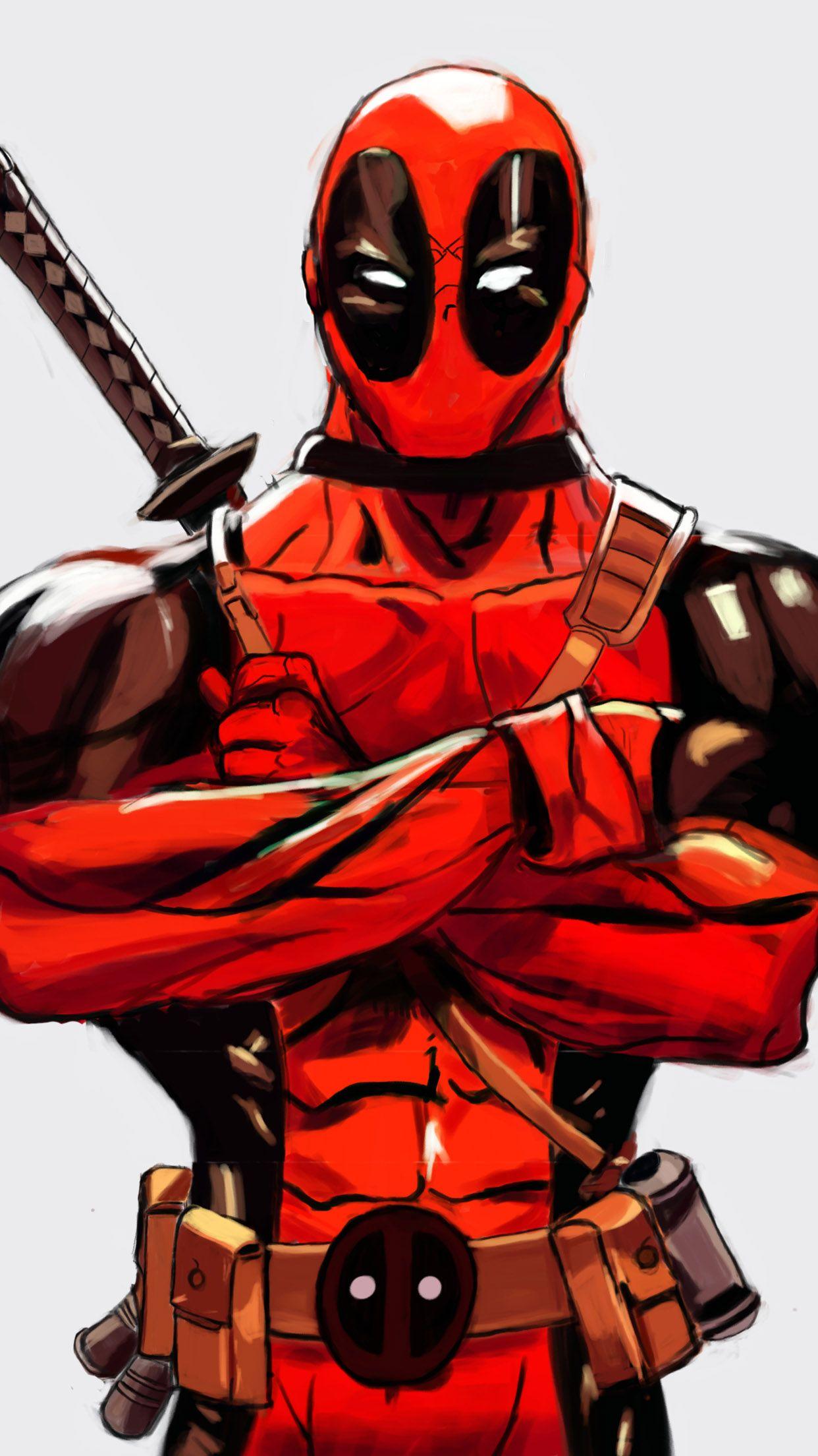 1242x2208 Deadpool 2 game iphone HD wallpaper background free
