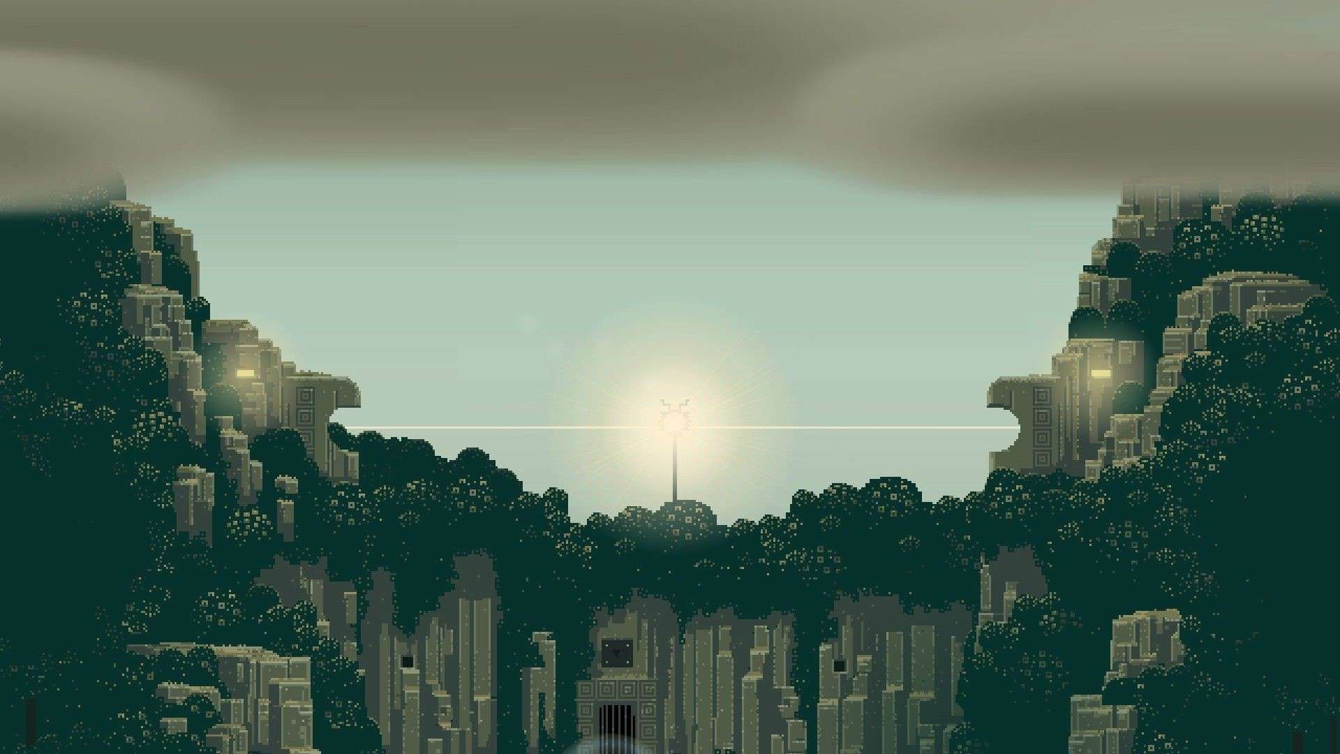 1920x1080 Pixel Art 8 Bit Phone Wallpaper
