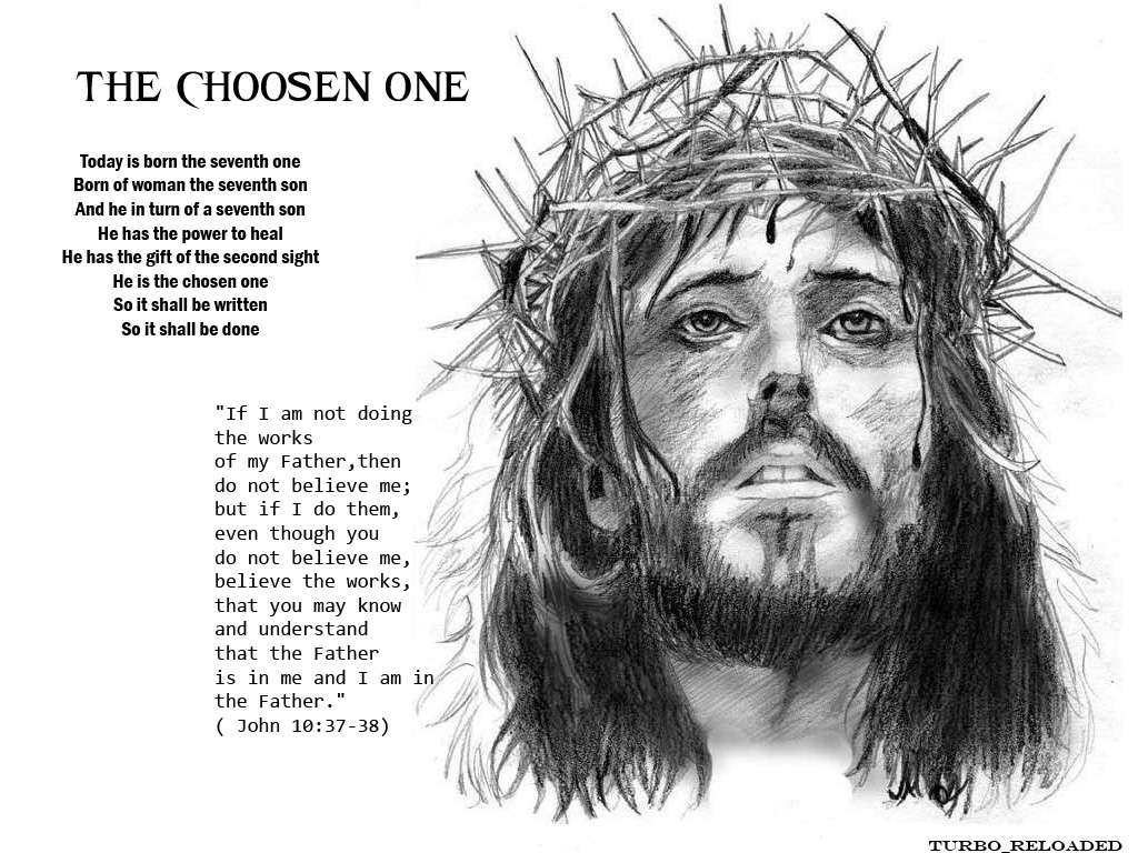 1024x768 Jesus Christ Black And White Wallpaper