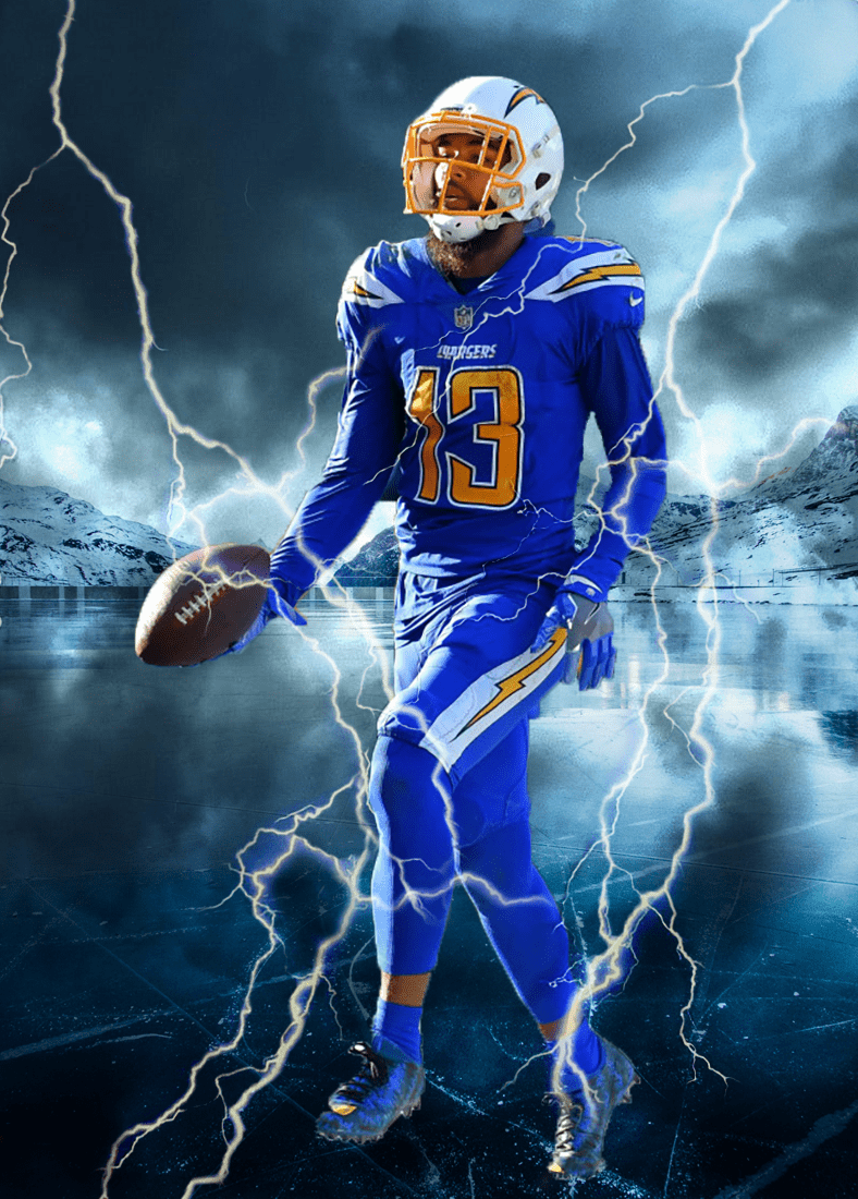 788x1100 Chargers Color Rush HD Wallpaper