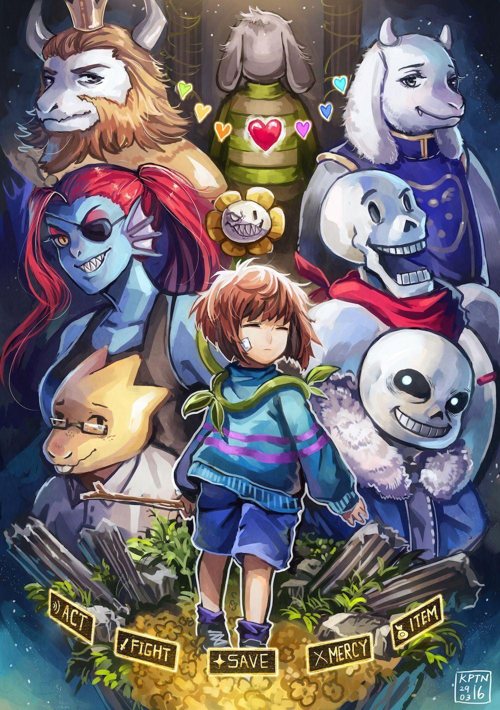Undertale Anime Stickers for Sale | Redbubble