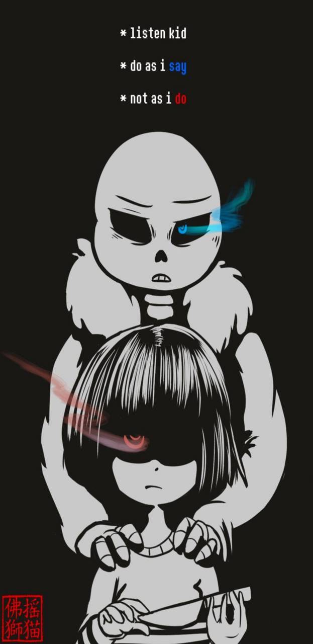 623x1280 Undertale anime wallpaper