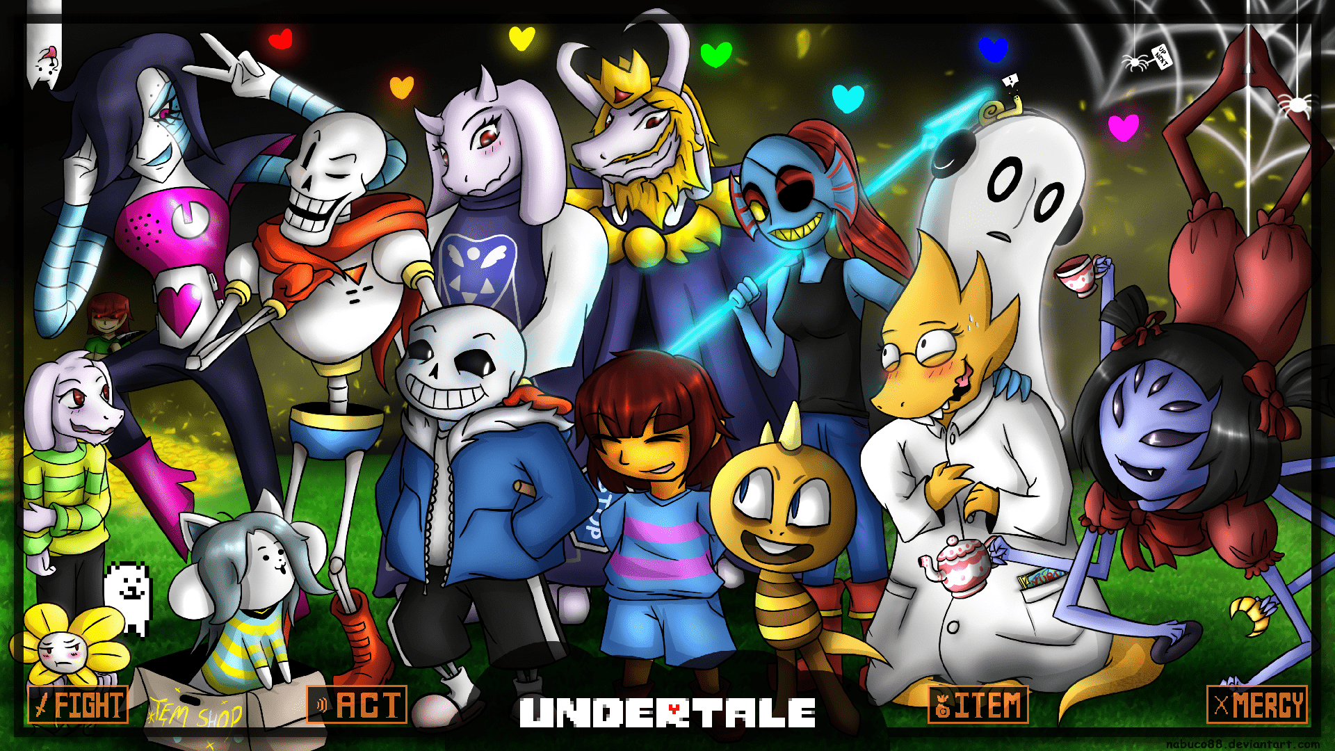Undertale Anime Wallpapers Top Free Undertale Anime Backgrounds Wallpaperaccess