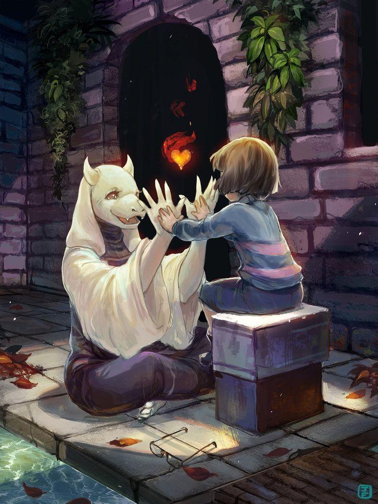 774x1032 Frisk, Undertale, And Toriel 이미지 Cool Anime Stuff, Toriel Fanart Wallpaper & Background Download