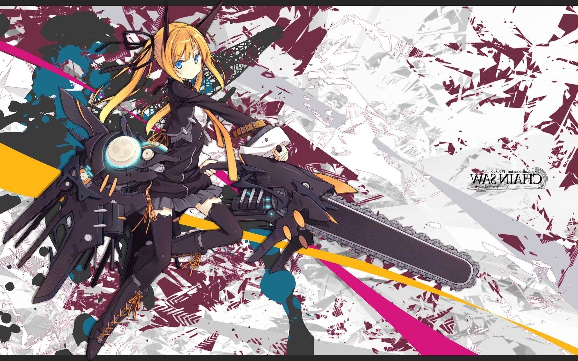 1920x1200 Android Anime Robot Girl Wallpaper