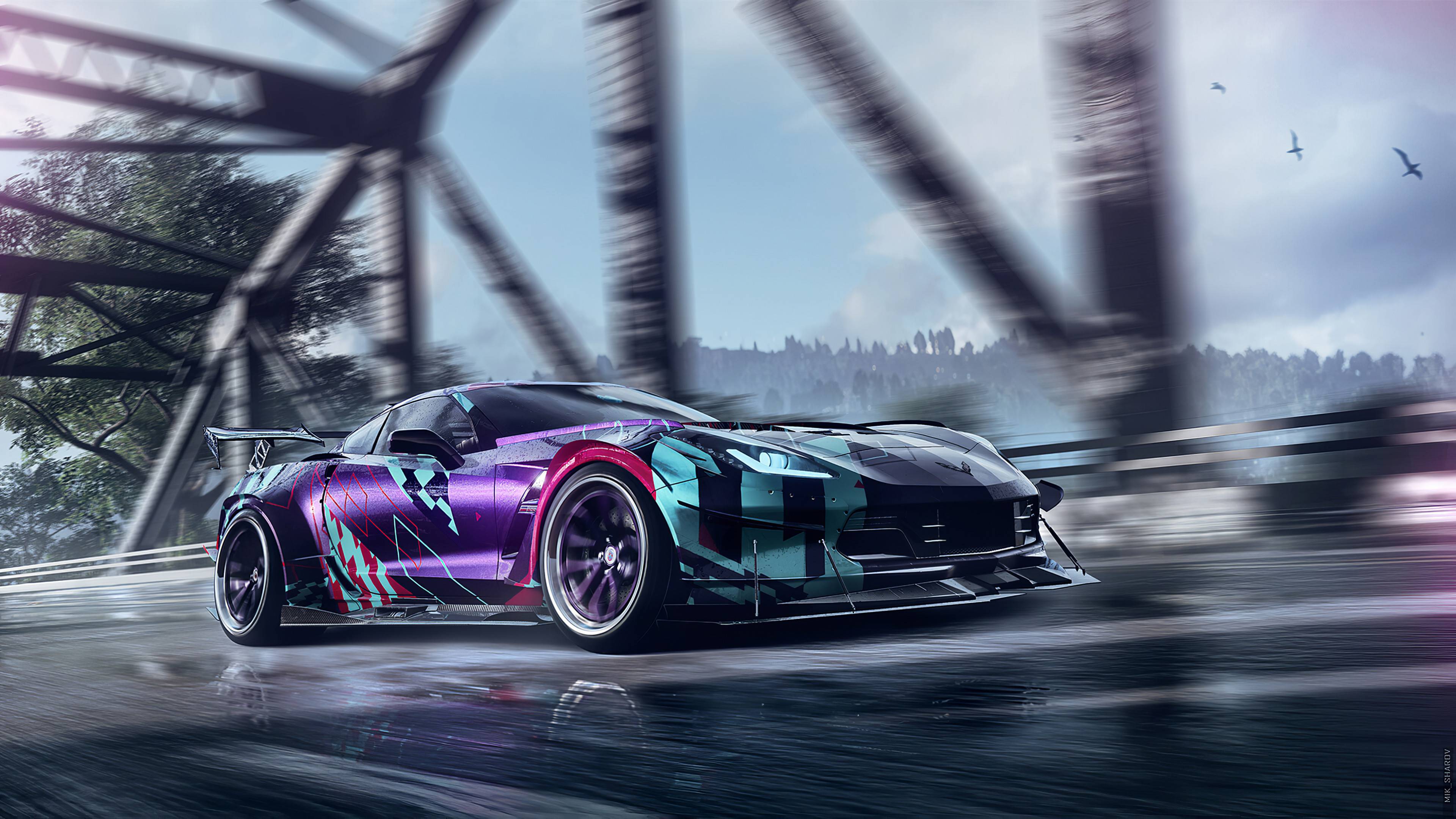 3840x2160 Chevrolet Corvette C7 Need For Speed Heat 4k Wallpaper C3 3840x2160