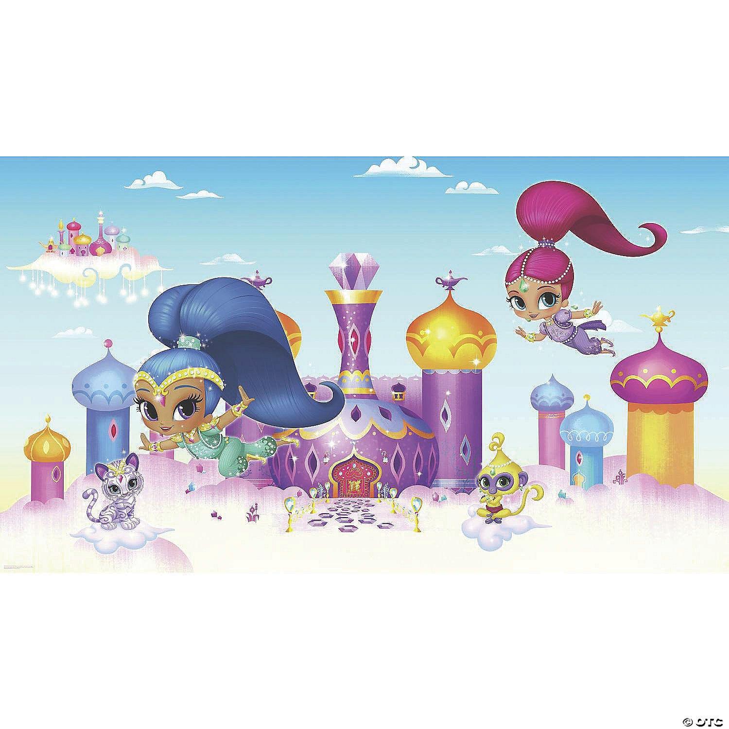 1500x1500 Shimmer And Shine Prepasted Wallpaper Mural