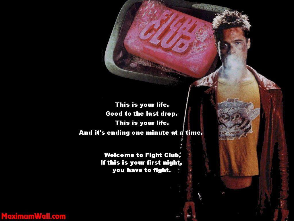 1024x768 Quotes Fight Wallpaper Fight Club HD HD Wallpaper