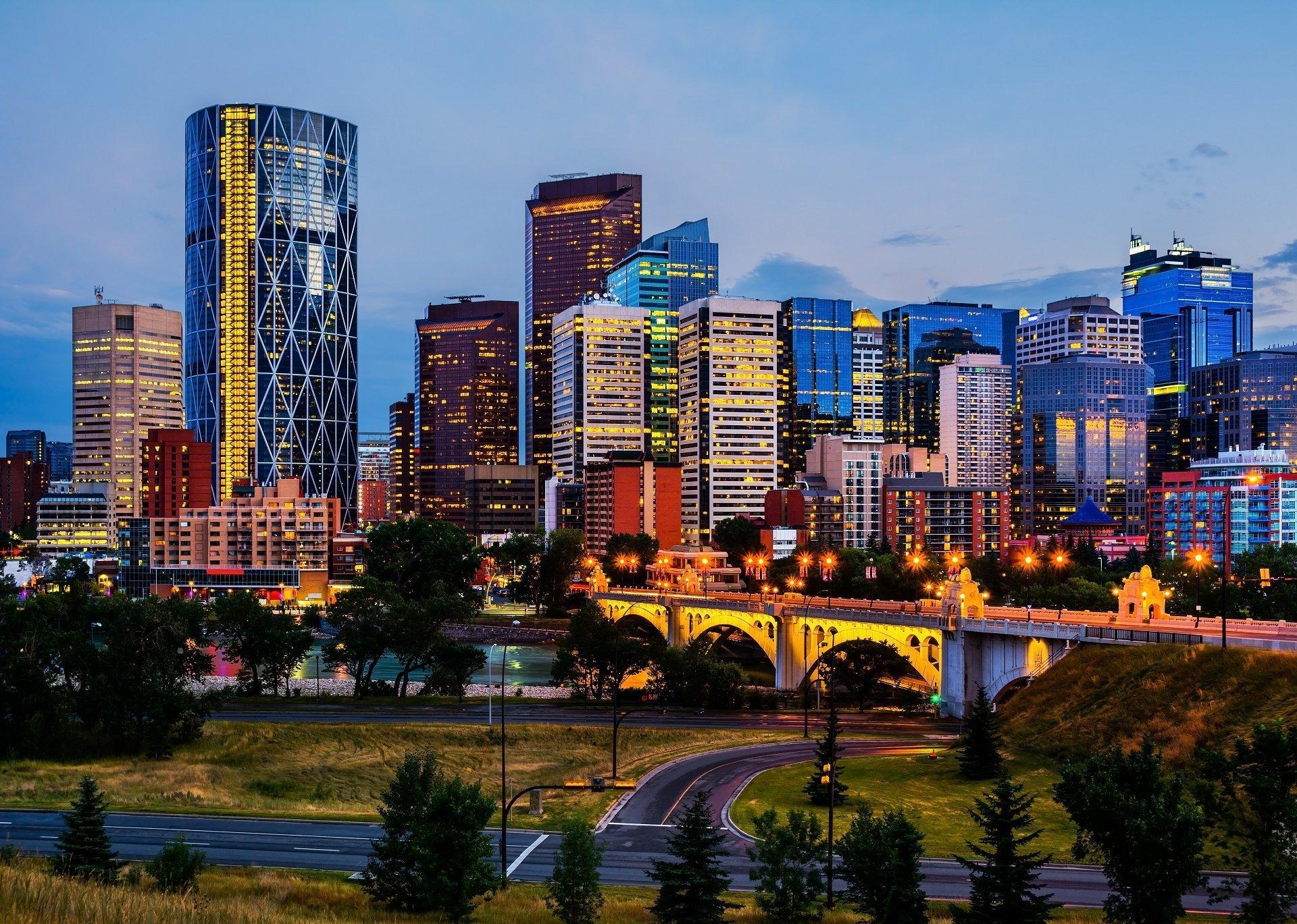 Calgary Skyline Wallpapers - Top Free Calgary Skyline Backgrounds ...