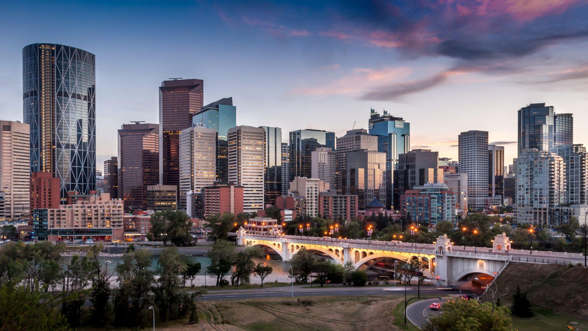 Calgary Skyline Wallpapers - Top Free Calgary Skyline Backgrounds ...