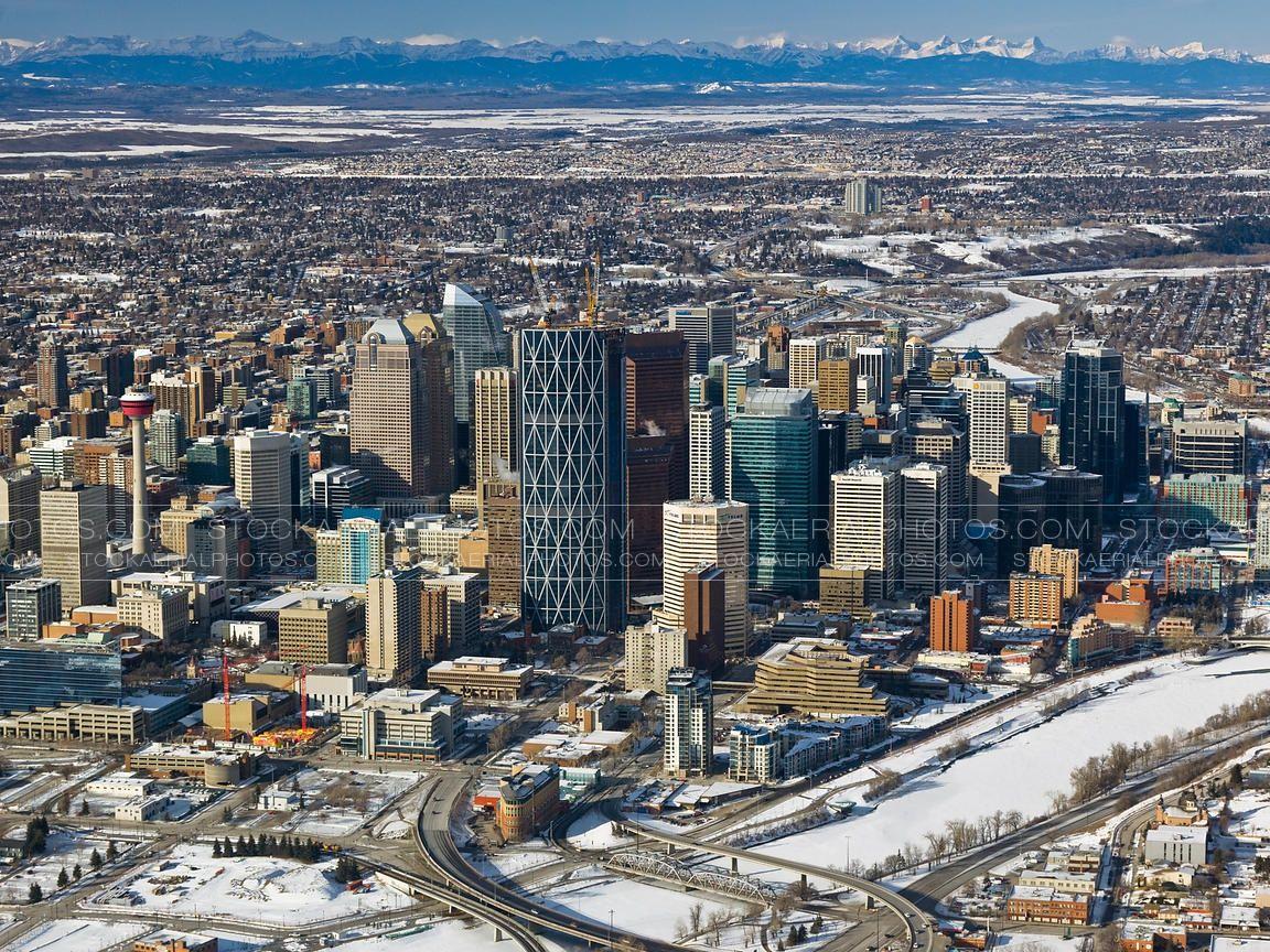 1152x864 Calgary Canada Skyline Mountains .