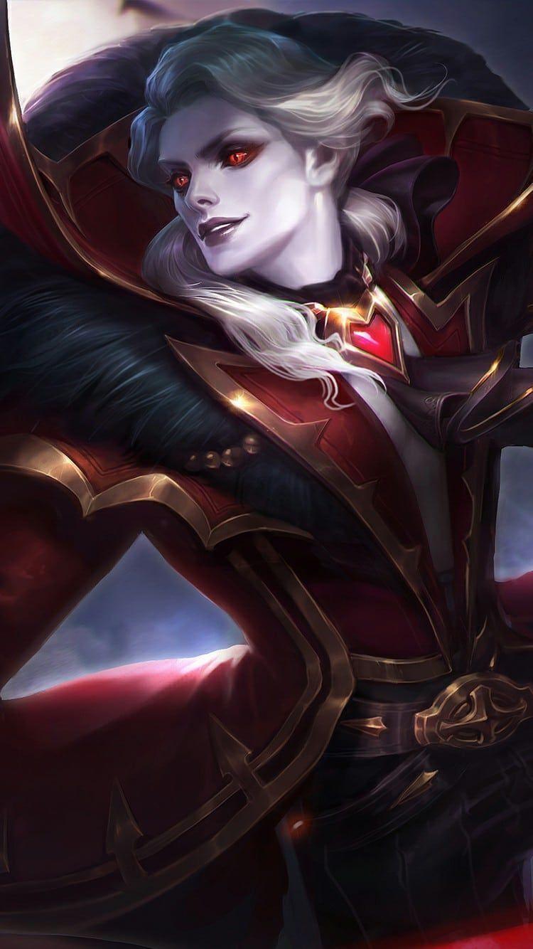 750x1334 Wallpaper Mobile Legends Alucard. Gambar keren, Gambar, Seniman jalanan