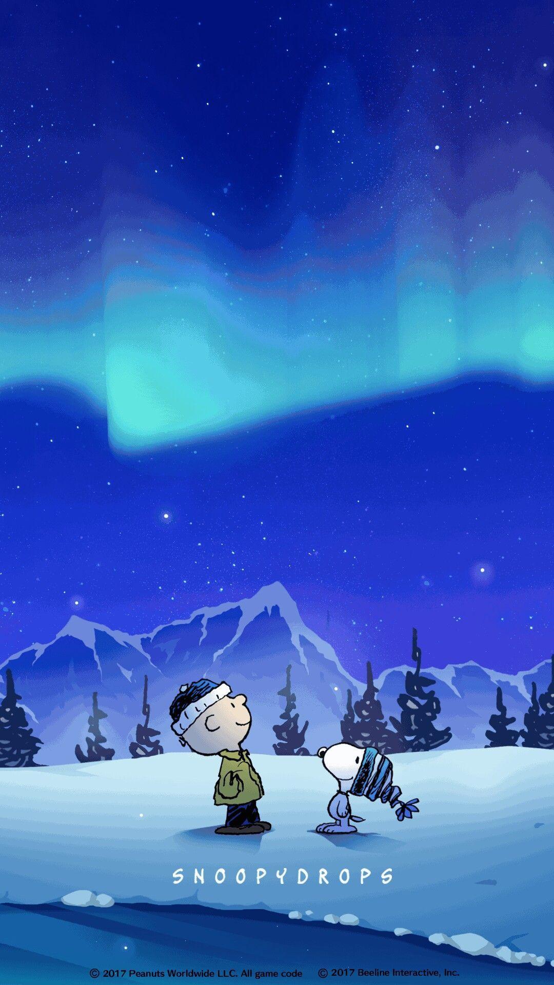 1080x1920 Snoopy Christmas iPhone Wallpaper