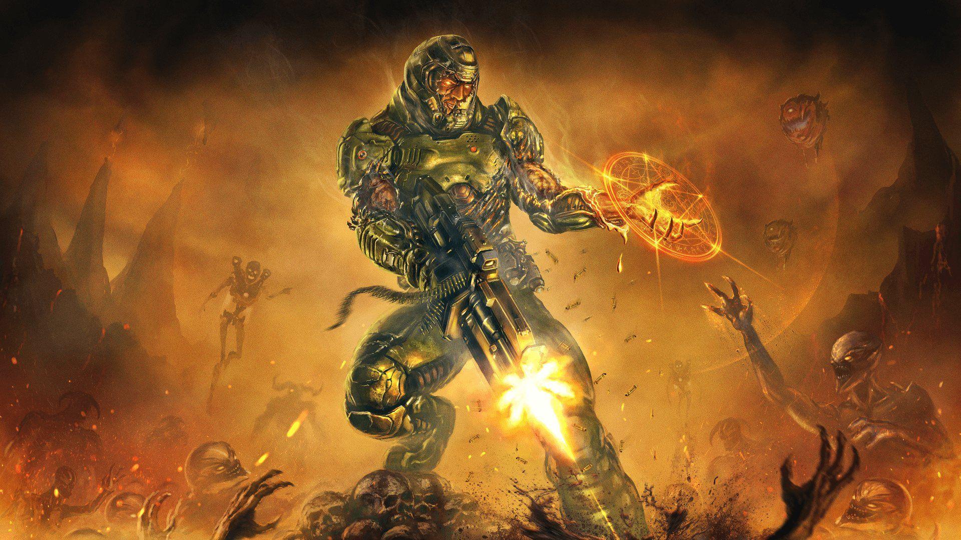 FFO Doom  Wallpaper  Doom demons Doom videogame Doom game