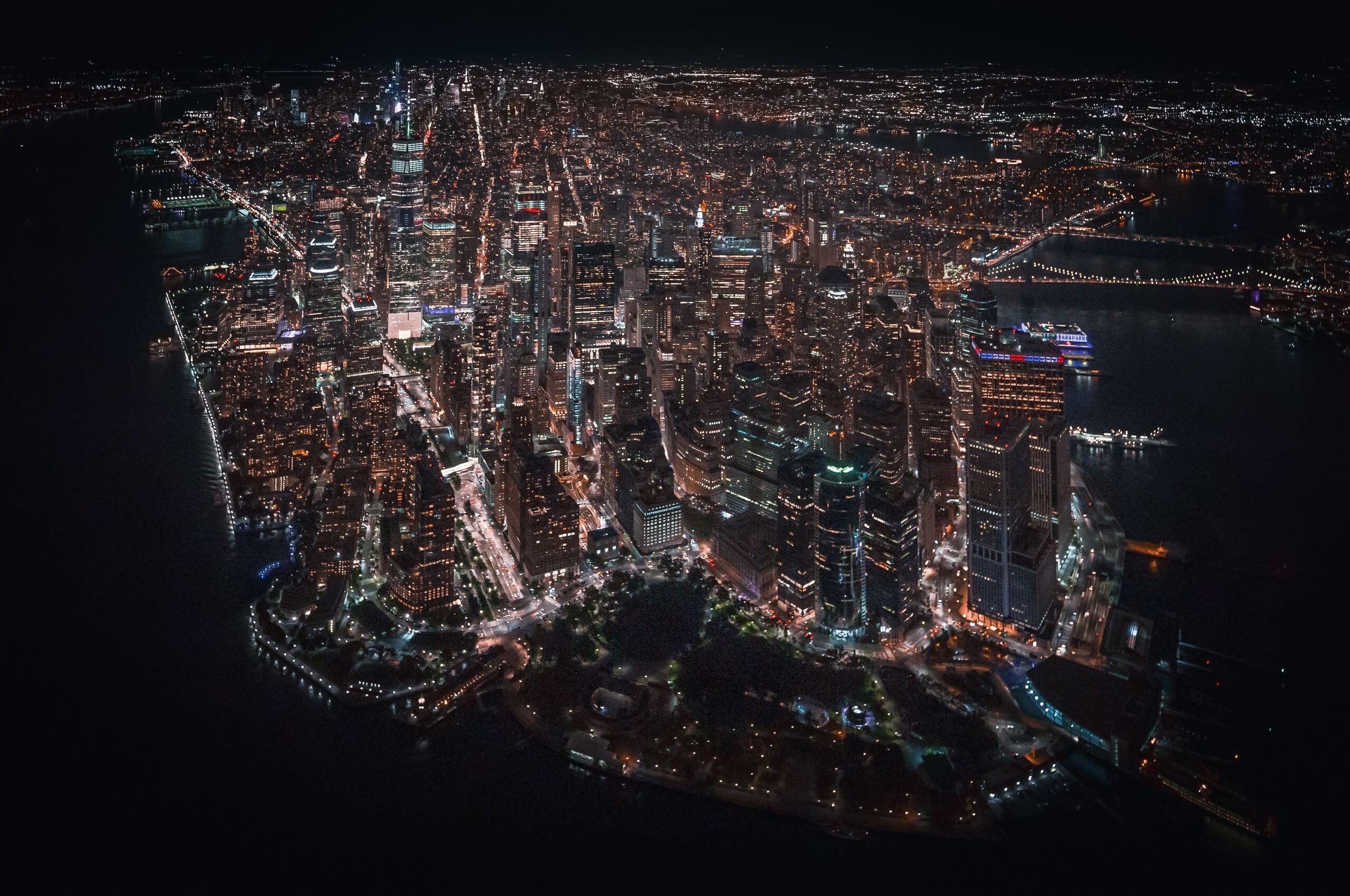 2560x1700 Nyc Downtown Helicopter View 4k Chromebook Pixel HD 4k Wallpaper, Image, Background, Photo and Picture