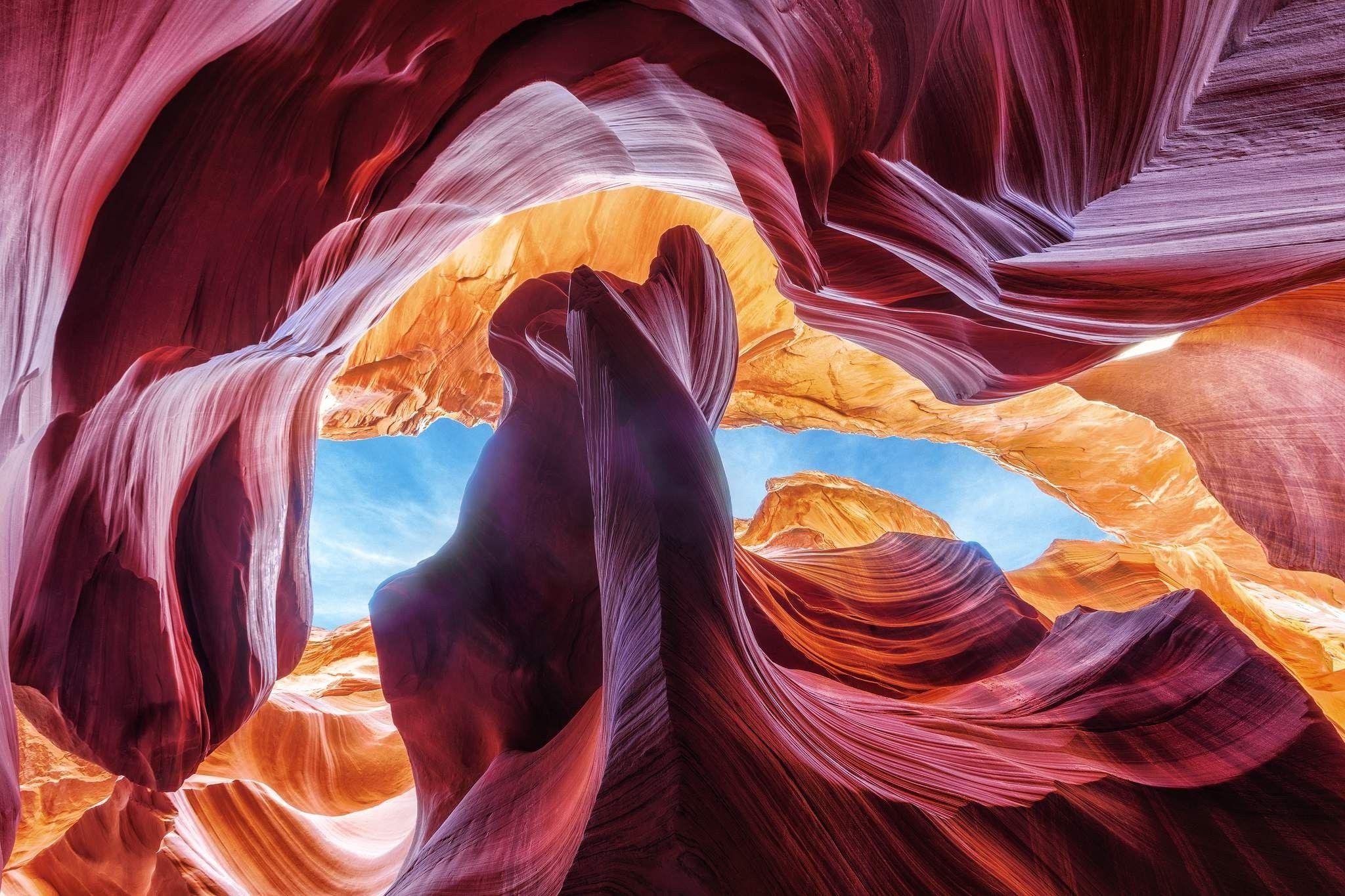 2048x1365 canyon, Antelope Canyon, Arizona, Erosion, Rock, Nature, Desert, Landscape, Rock Formation Wallpaper HD / Desktop and Mobile Background