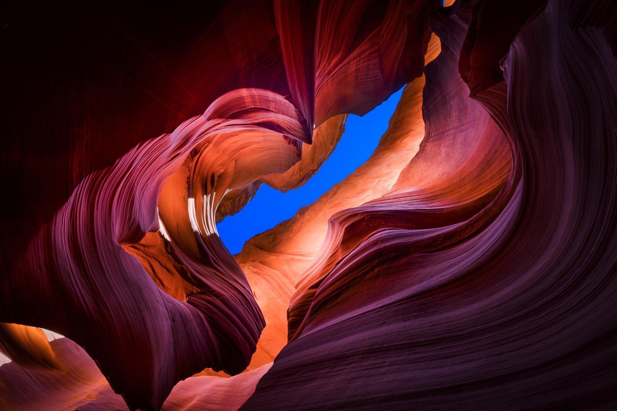 2048x1367 Rock Landscape Cave Nature Antelope Canyon Rock Formation 1080P Wallpaper