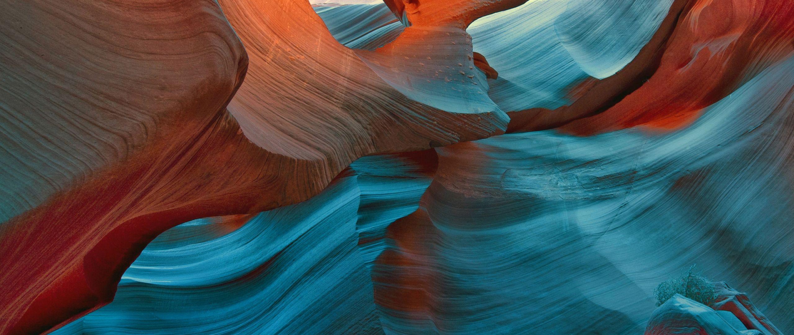 2560x1080 Desktop Wallpaper Antelope Canyon, Rocky Caves, Nature, HD Image, Picture, Background, F073ea