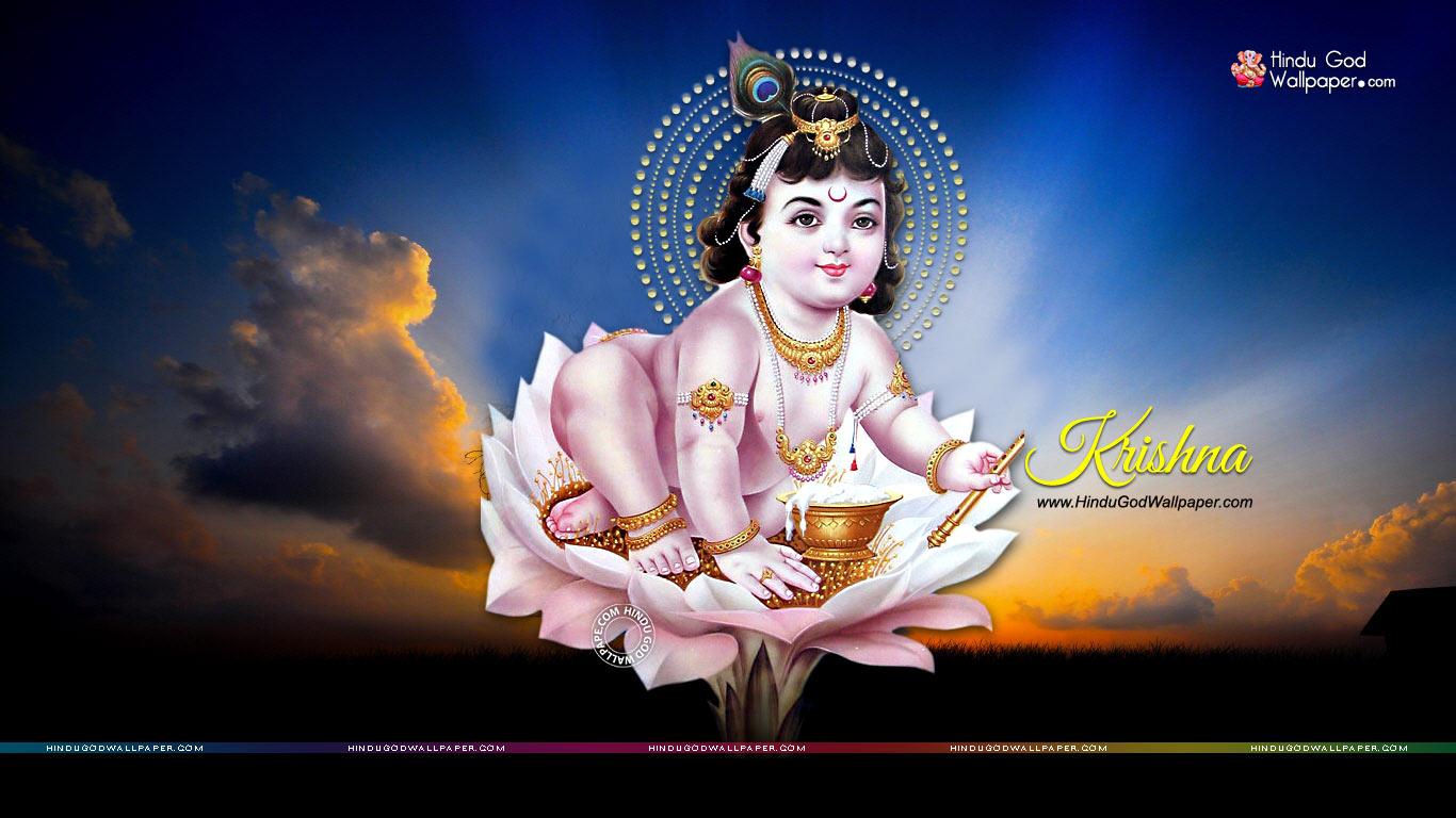 1366x768 Amazing Lord Krishna Wallpaper Pics Free Download