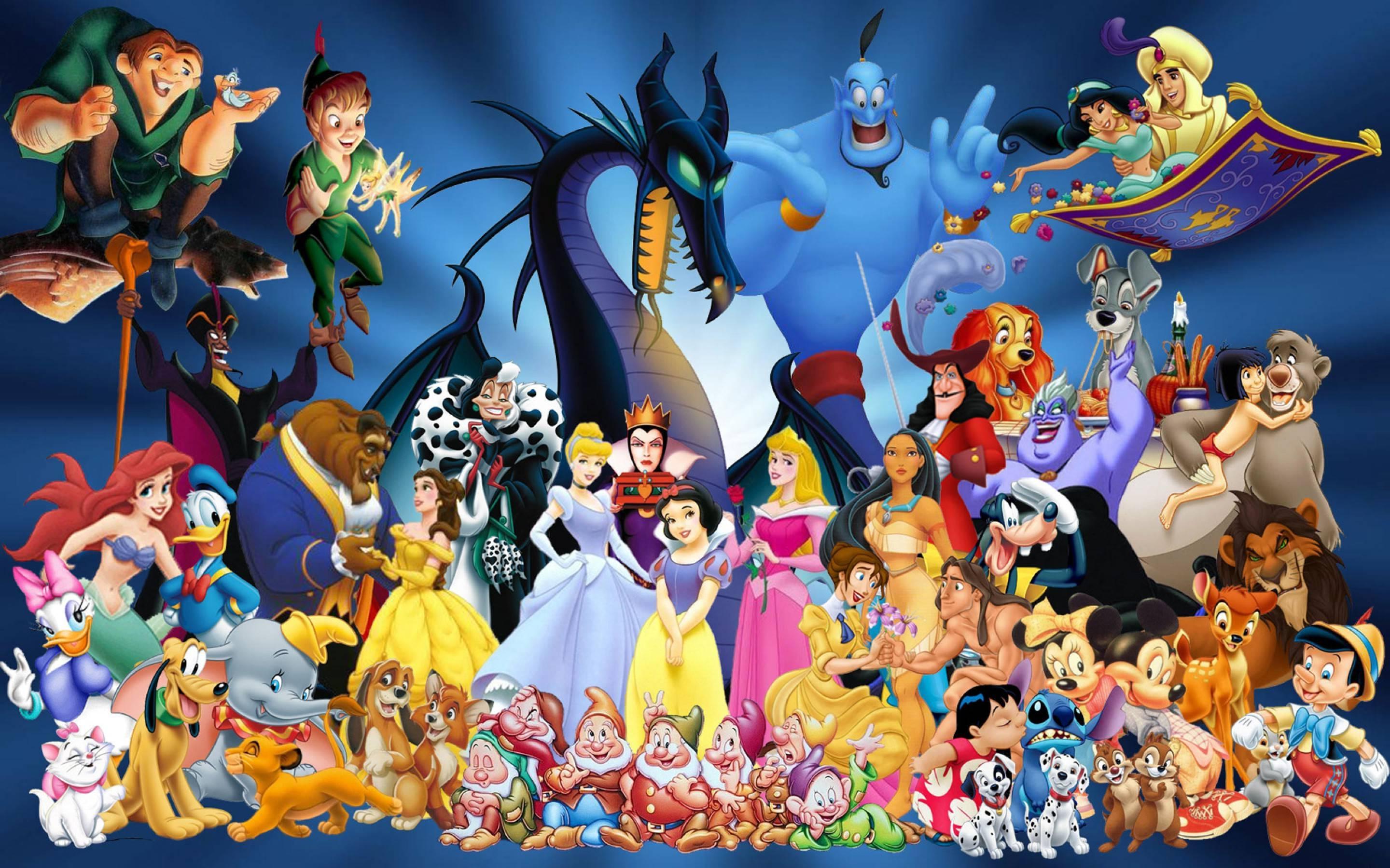 2880x1800 Disney Characters Wallpaper Disney Characters Wallpaper