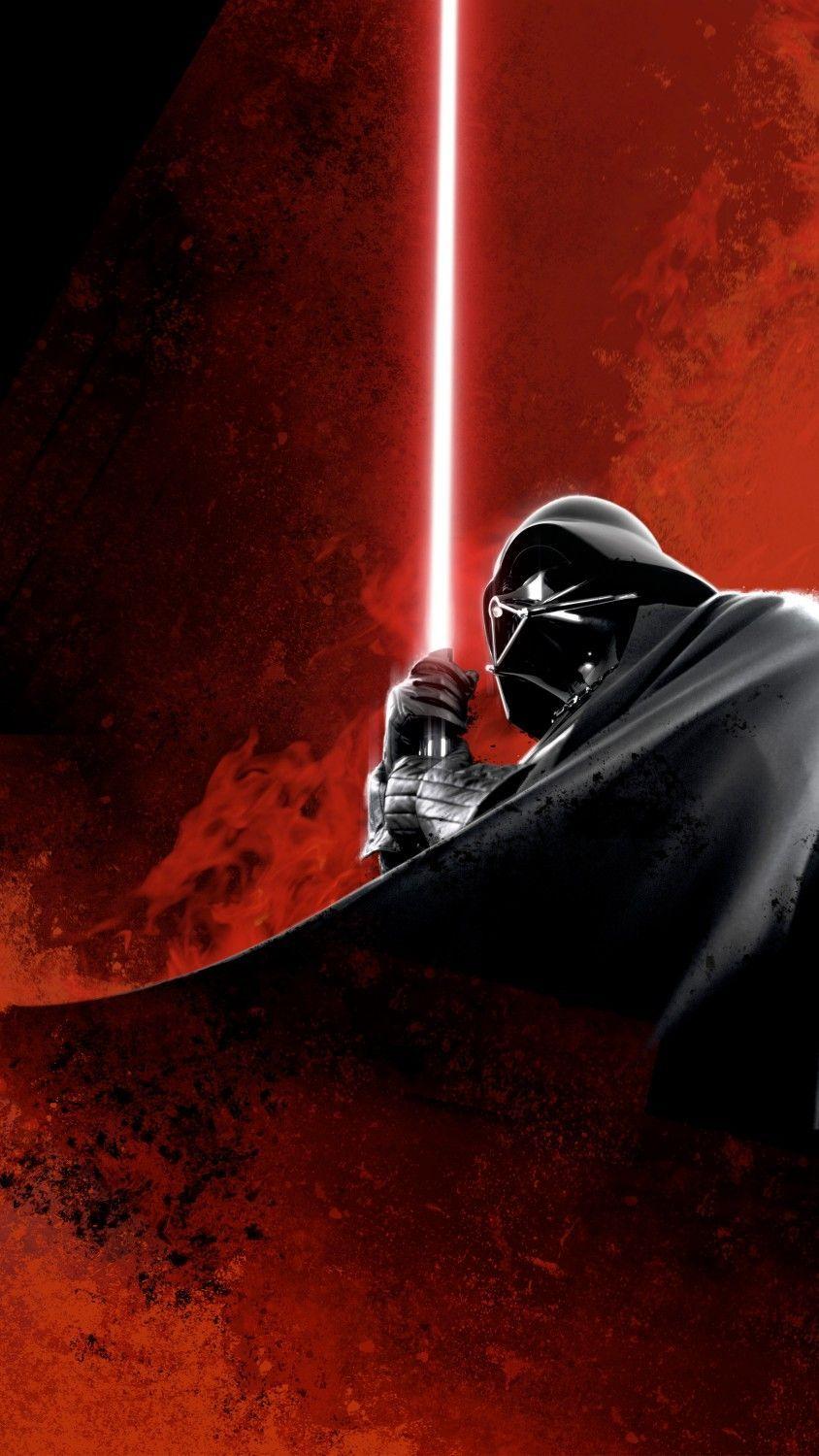844x1500 Darth Vader Wallpaper